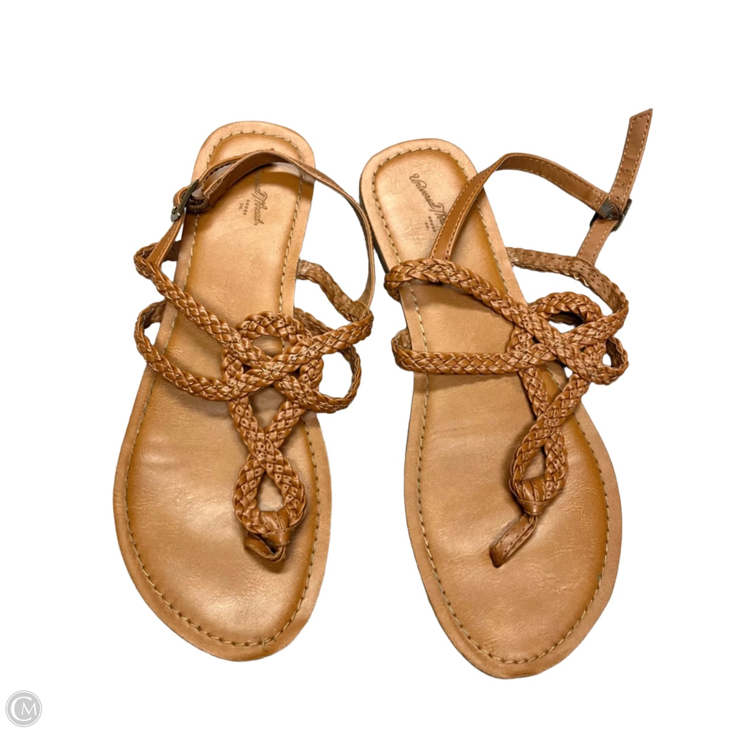 Sandals Flats By Universal Thread In Brown, Size: 9