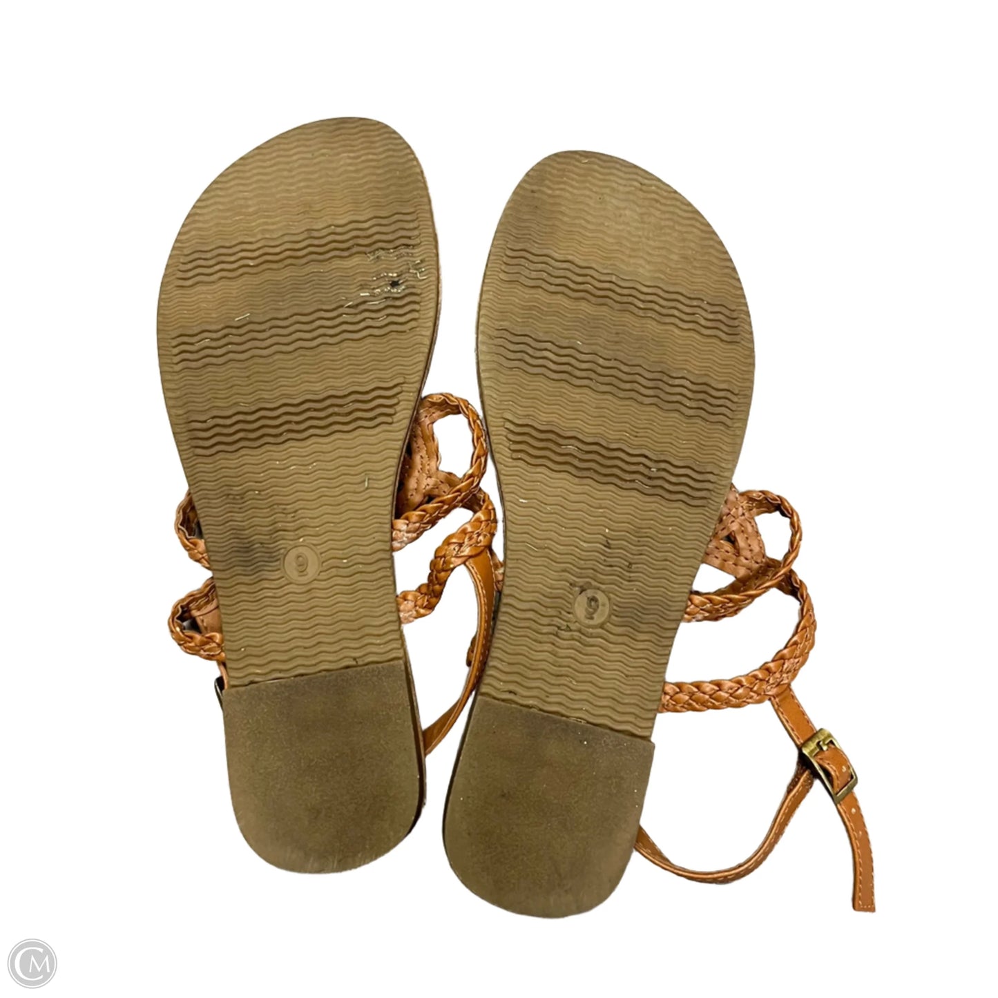 Sandals Flats By Universal Thread In Brown, Size: 9