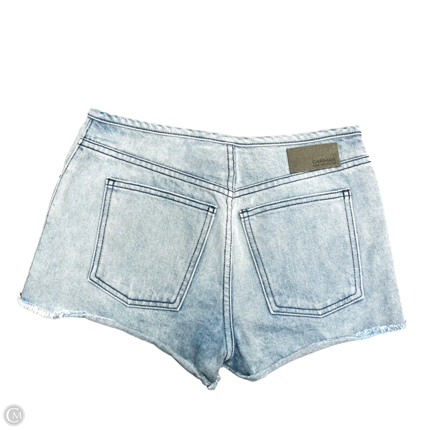 Shorts By Carmar In Blue Denim, Size: 0