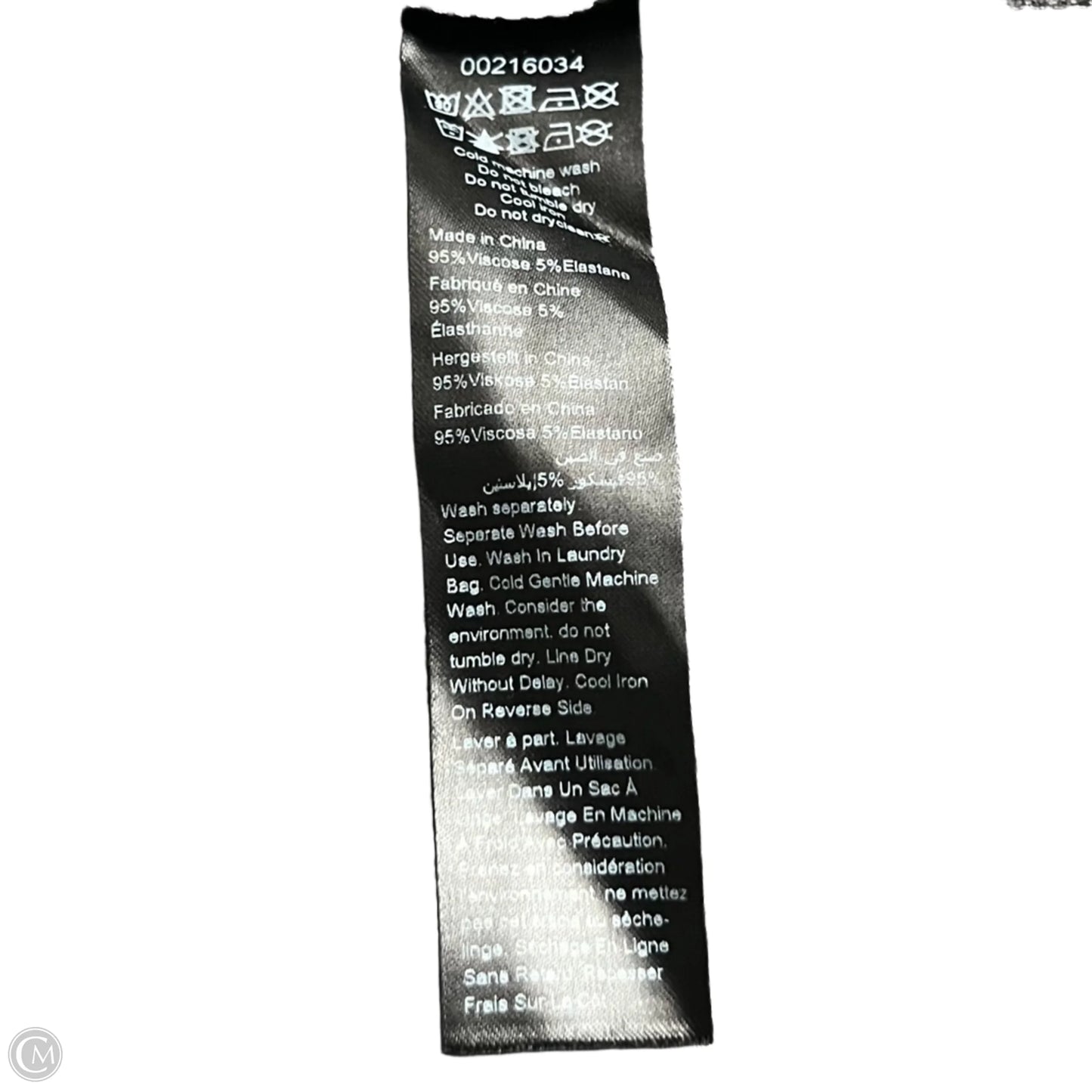 Top Short Sleeve By Ave Leisure In Grey & Silver, Size: 3x