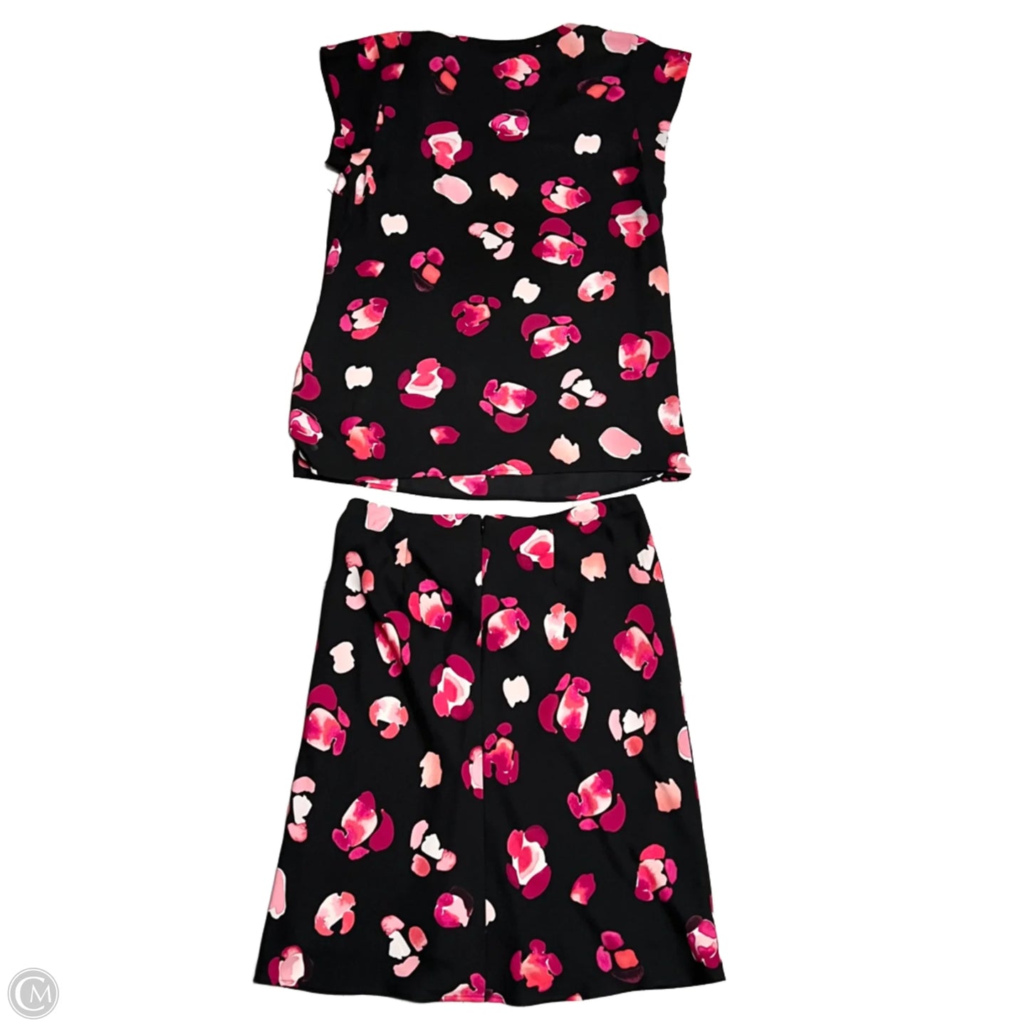 Skirt Set 2pc By Cabi In Black & Red, Size: M