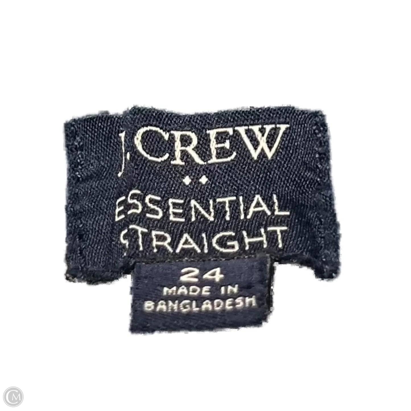 Jeans Straight By J. Crew In Blue Denim, Size: 0
