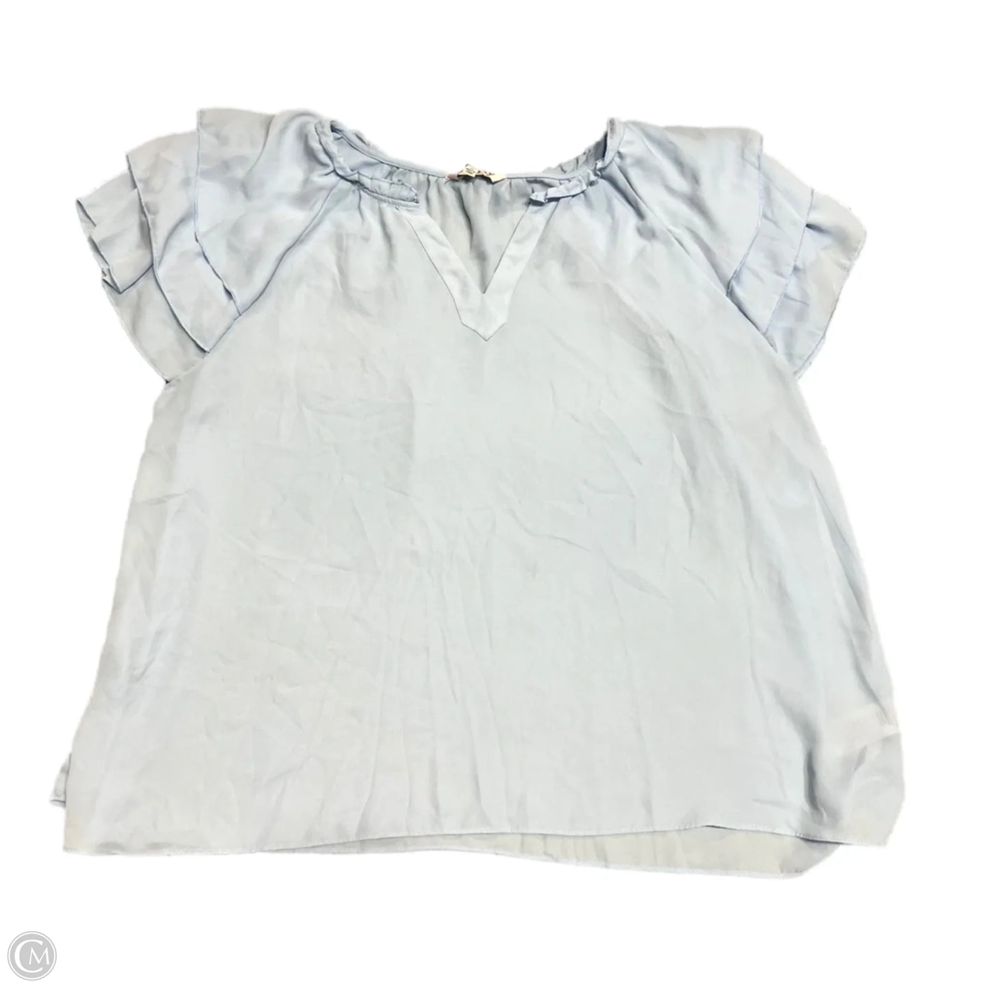 Top Short Sleeve By Nanette By Nanette Lepore In Blue, Size: 3x