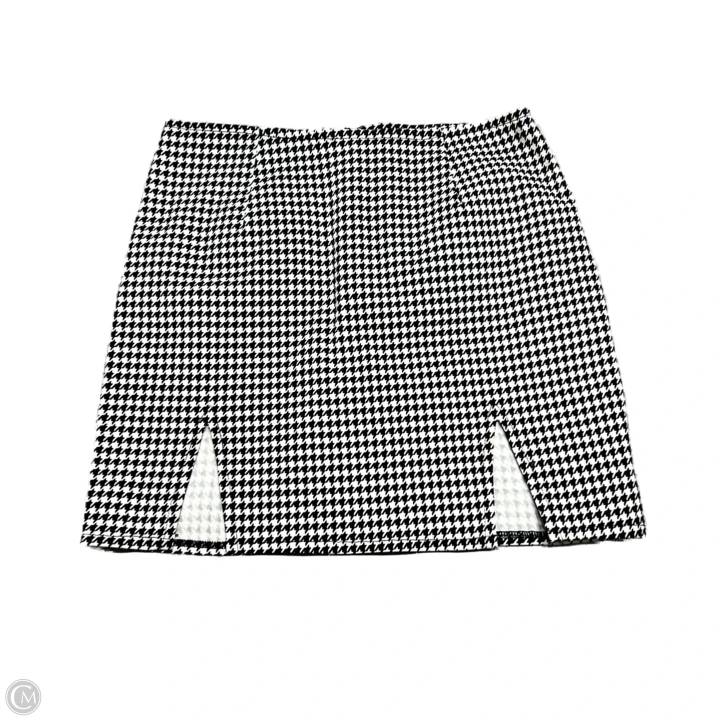 Skirt Mini & Short By Motel In Black & White, Size: Xs