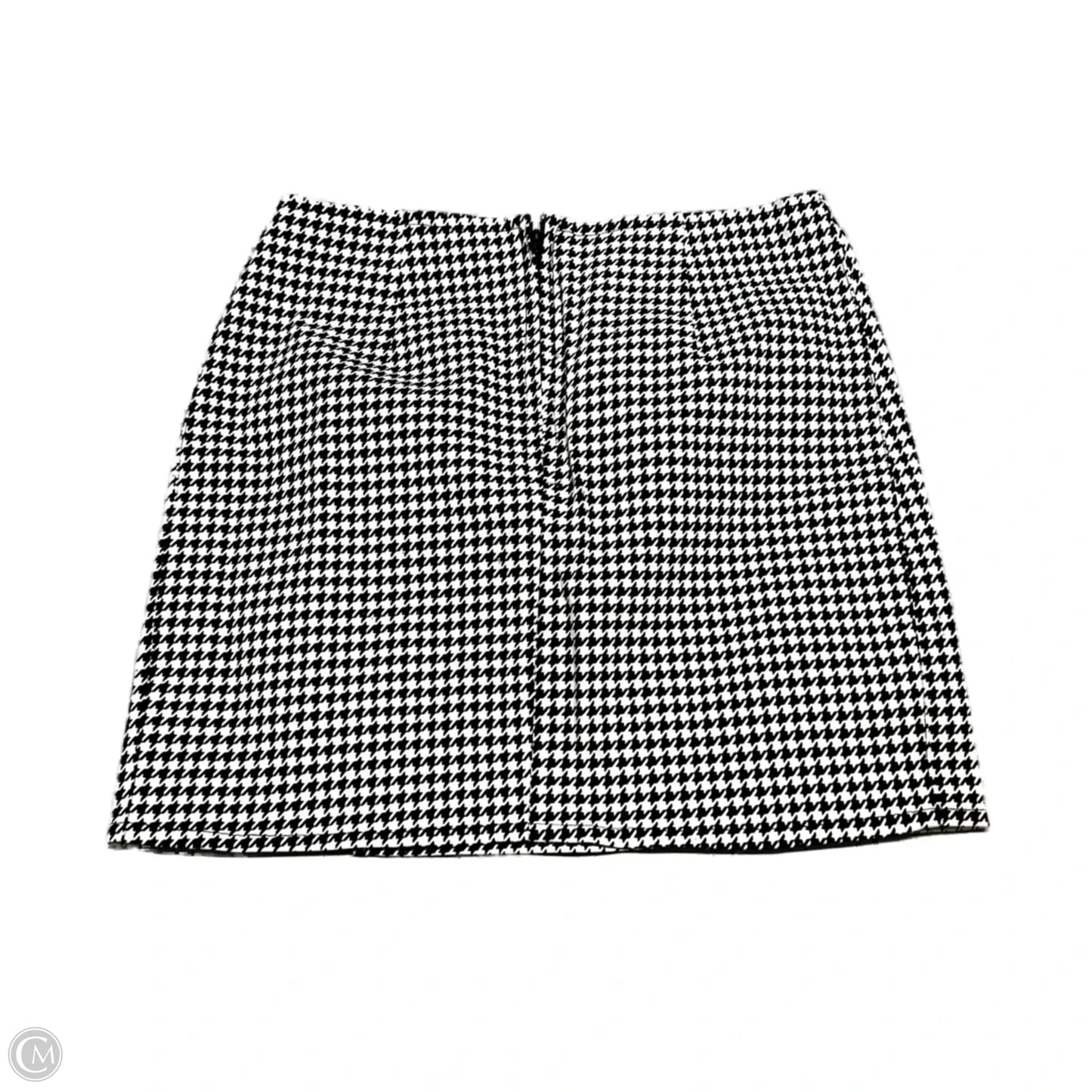 Skirt Mini & Short By Motel In Black & White, Size: Xs