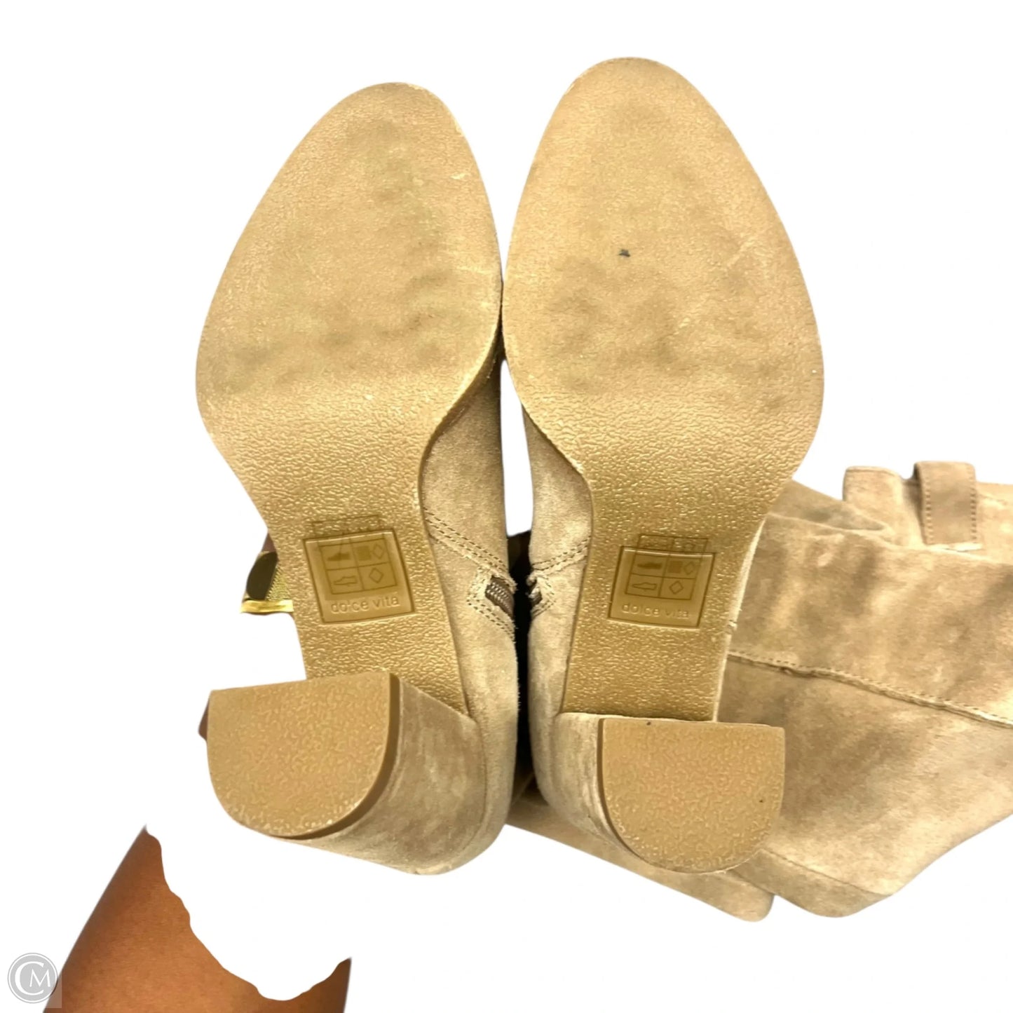 Boots Knee Heels By Dolce Vita In Tan, Size: 6.5