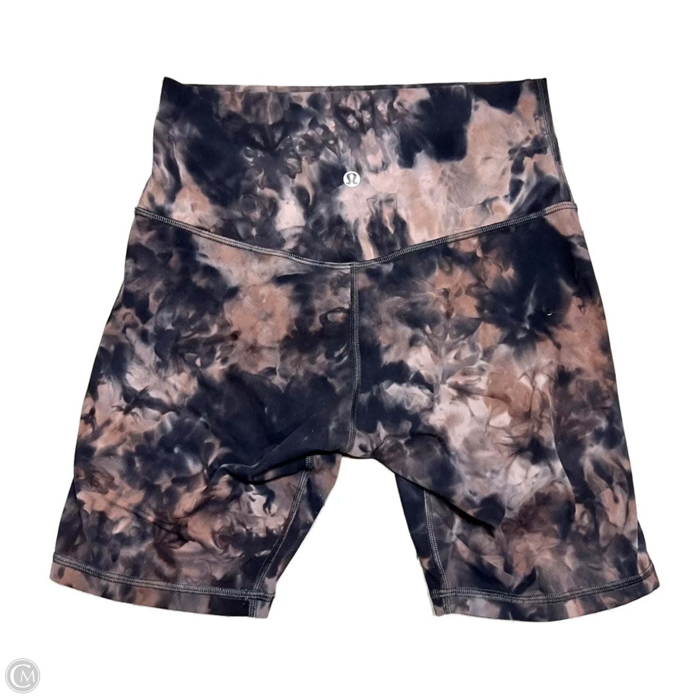 Athletic Shorts By Lululemon In Tie Dye Print, Size: S