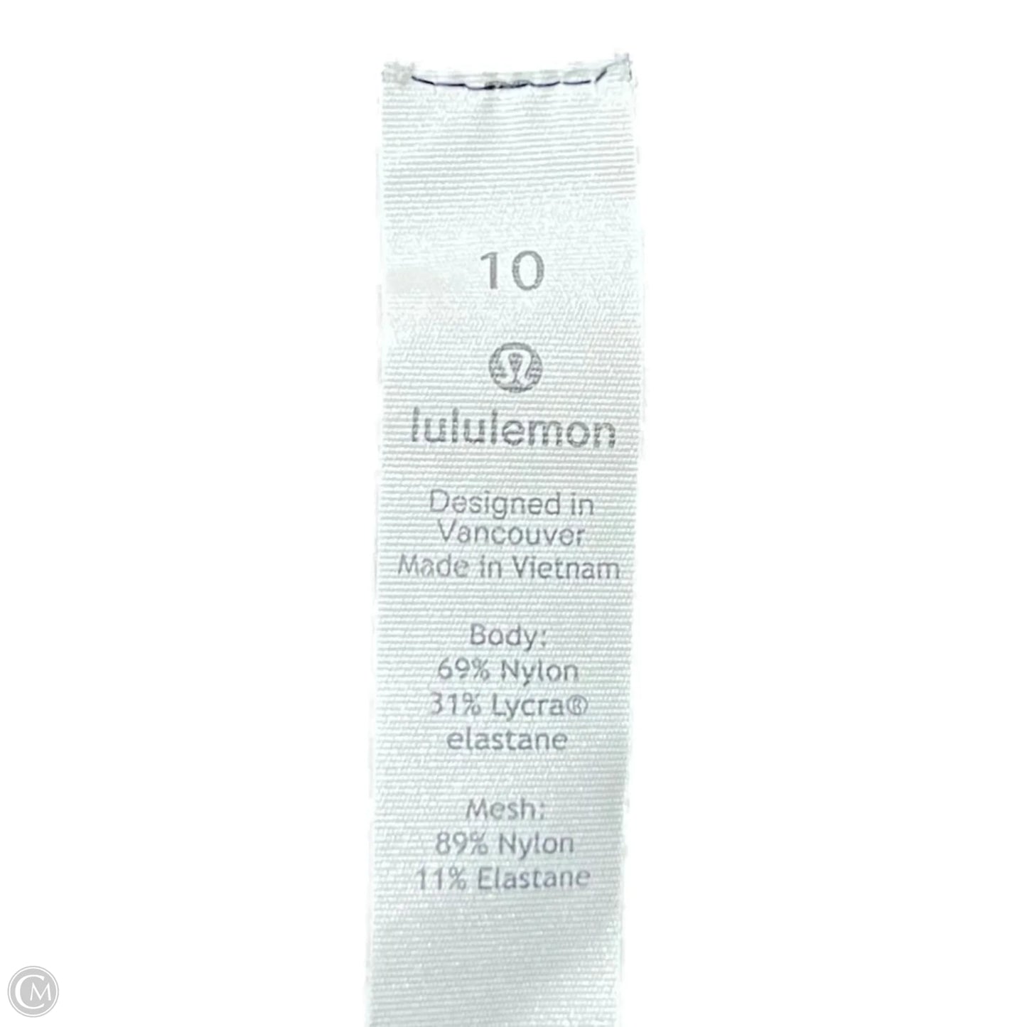 Athletic Leggings By Lululemon In Black, Size: M
