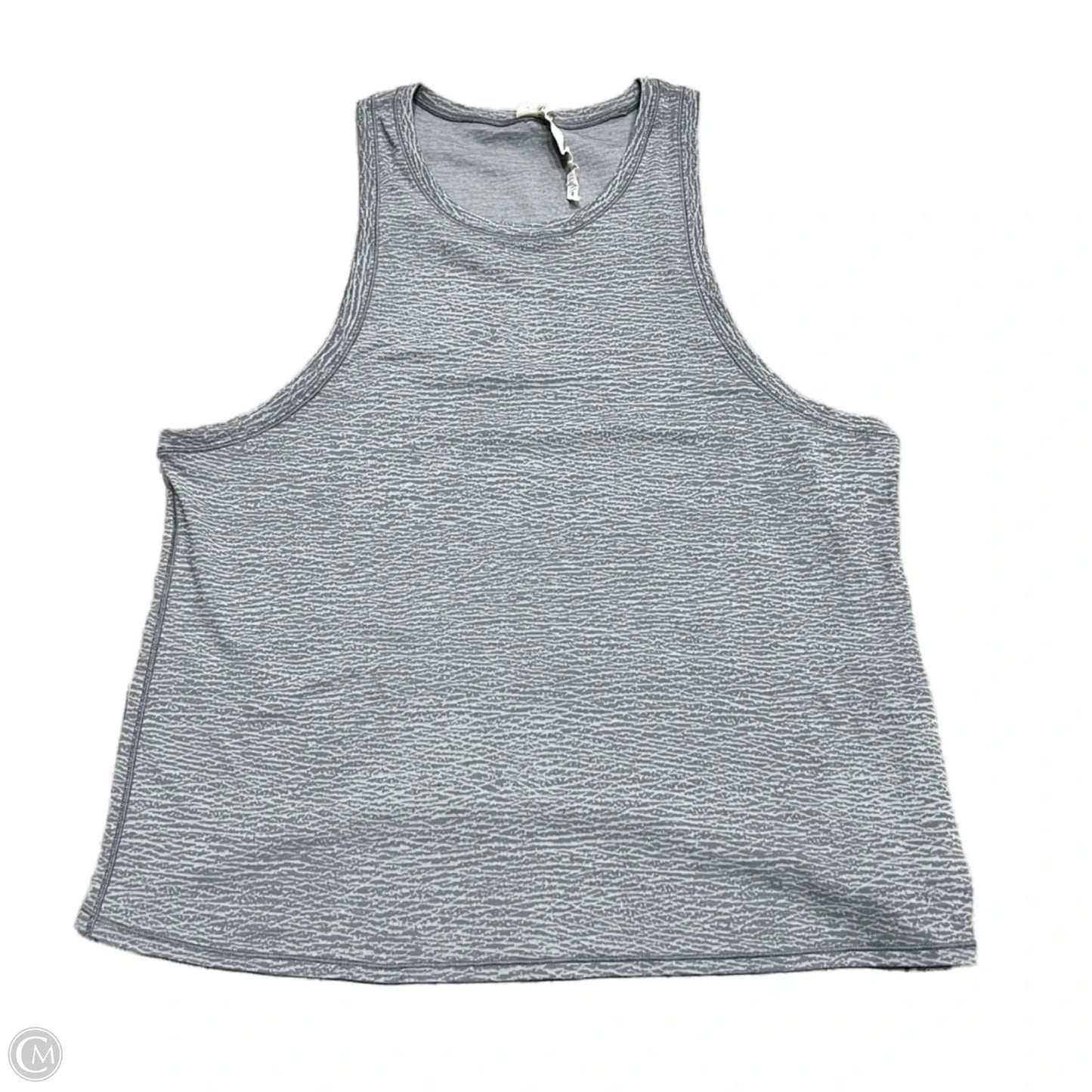 Athletic Tank Top By Lululemon In Grey, Size: M