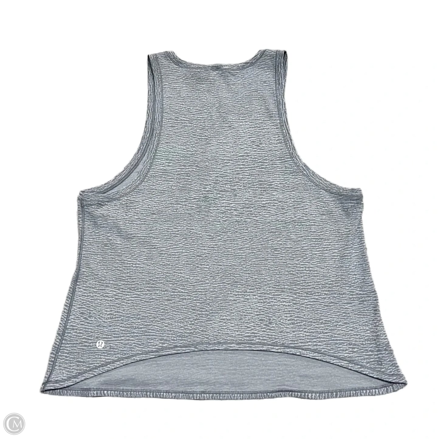 Athletic Tank Top By Lululemon In Grey, Size: M