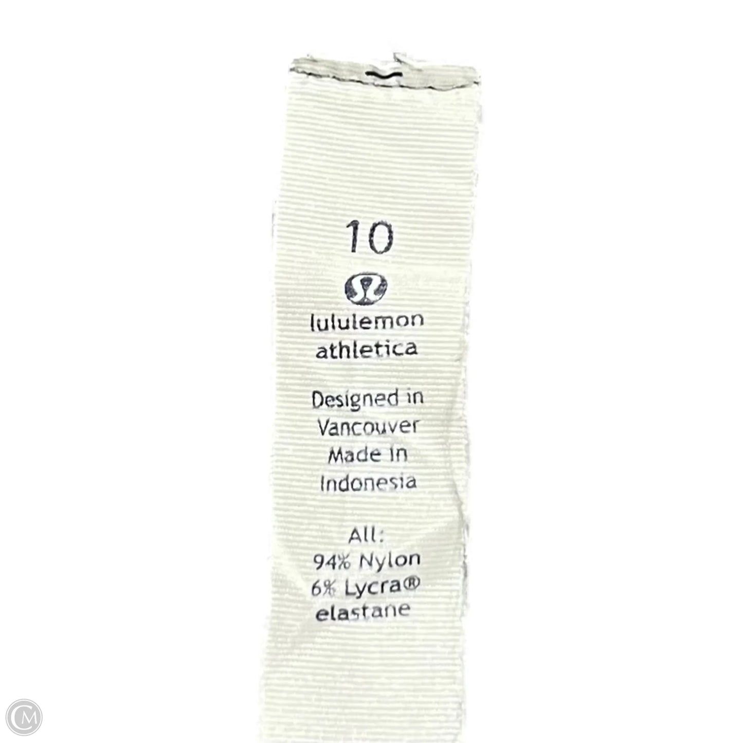 Athletic Tank Top By Lululemon In Grey, Size: M