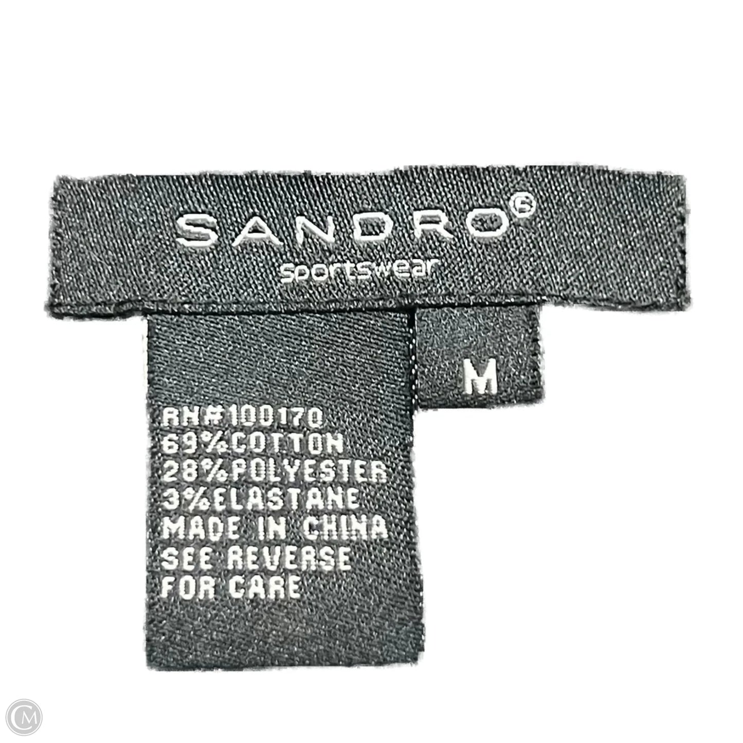Jacket Designer By Sandro In Animal Print, Size: M
