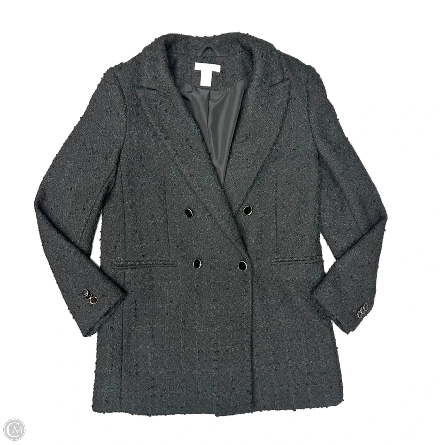 Blazer By H&m In Black & Grey, Size: S