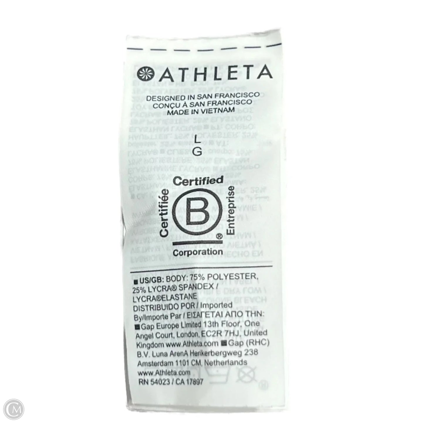 Athletic Leggings By Athleta In Tan, Size: L