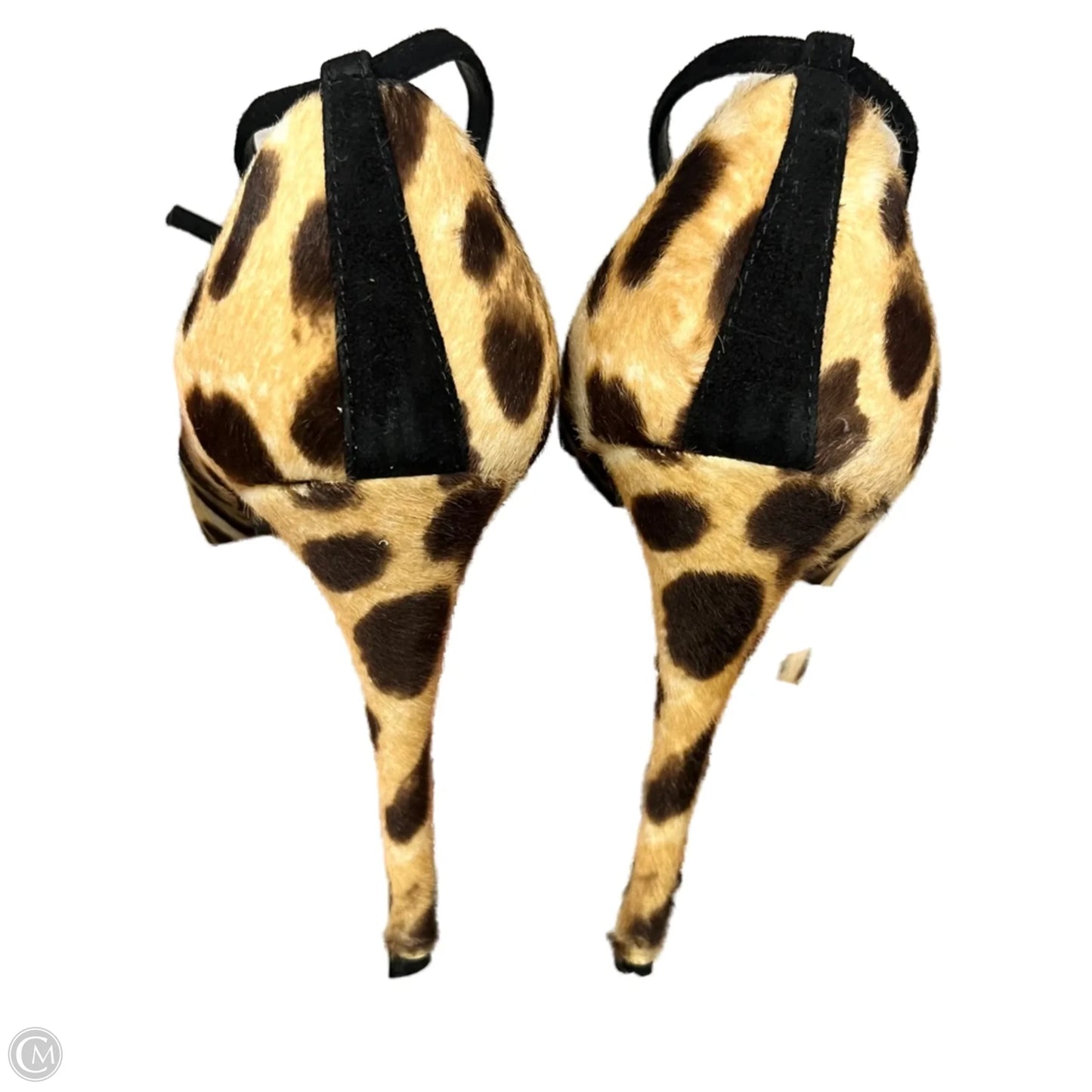 Sandals Designer By Giuseppe Zanotti In Animal Print, Size: 8