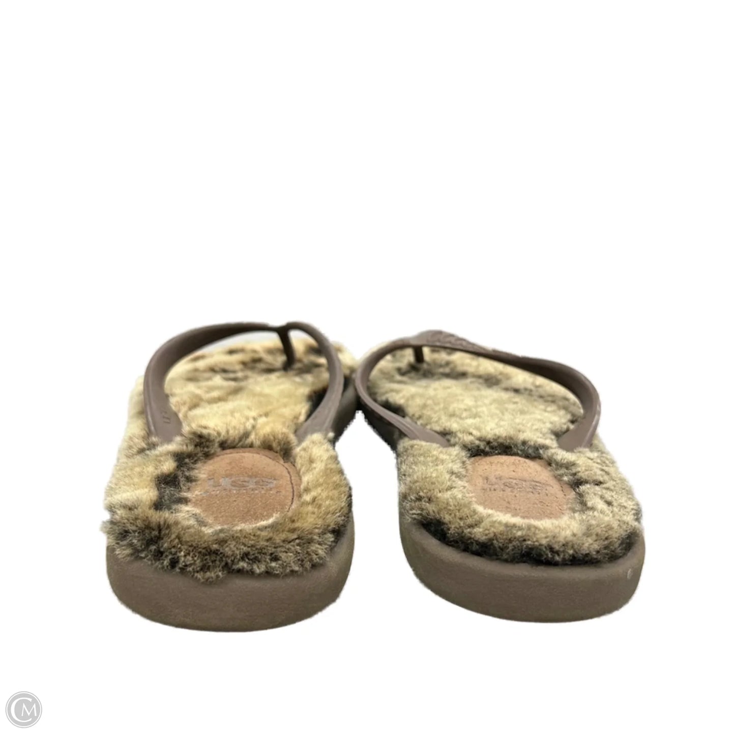 Sandals Designer By Ugg In Brown, Size: 5