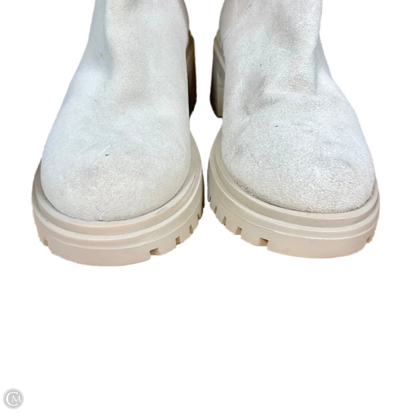 Boots Ankle Heels In Tan, Size: 10