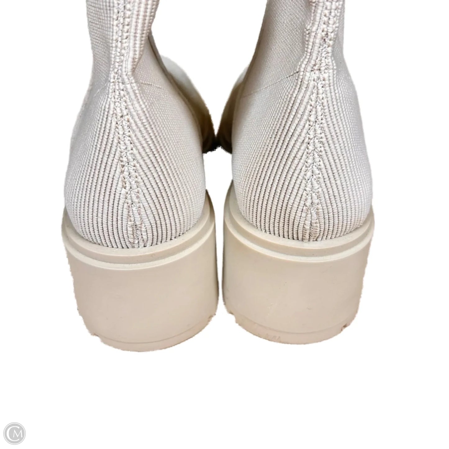 Boots Ankle Heels In Tan, Size: 10