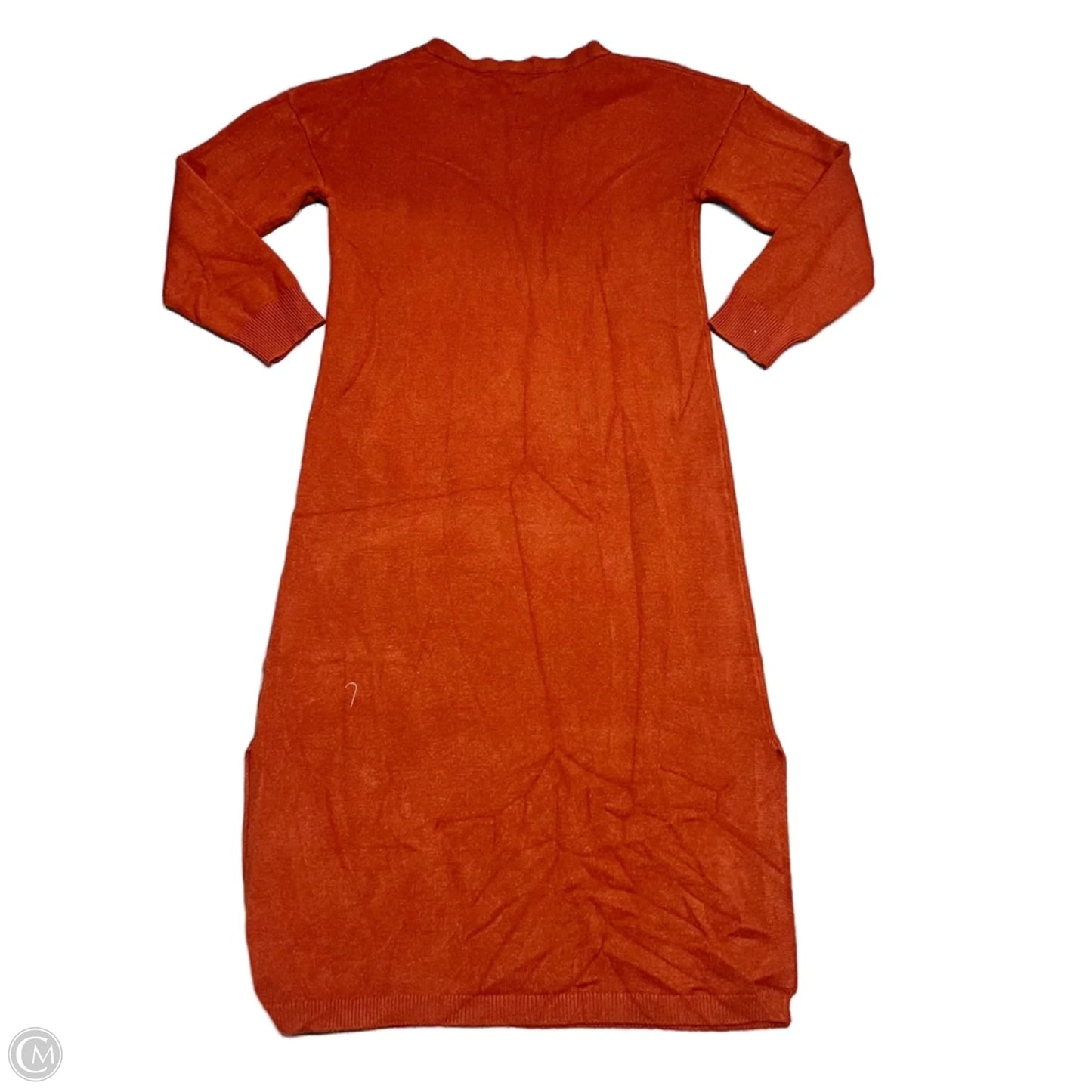 Dress Sweater By Btfbm In Orange, Size: L