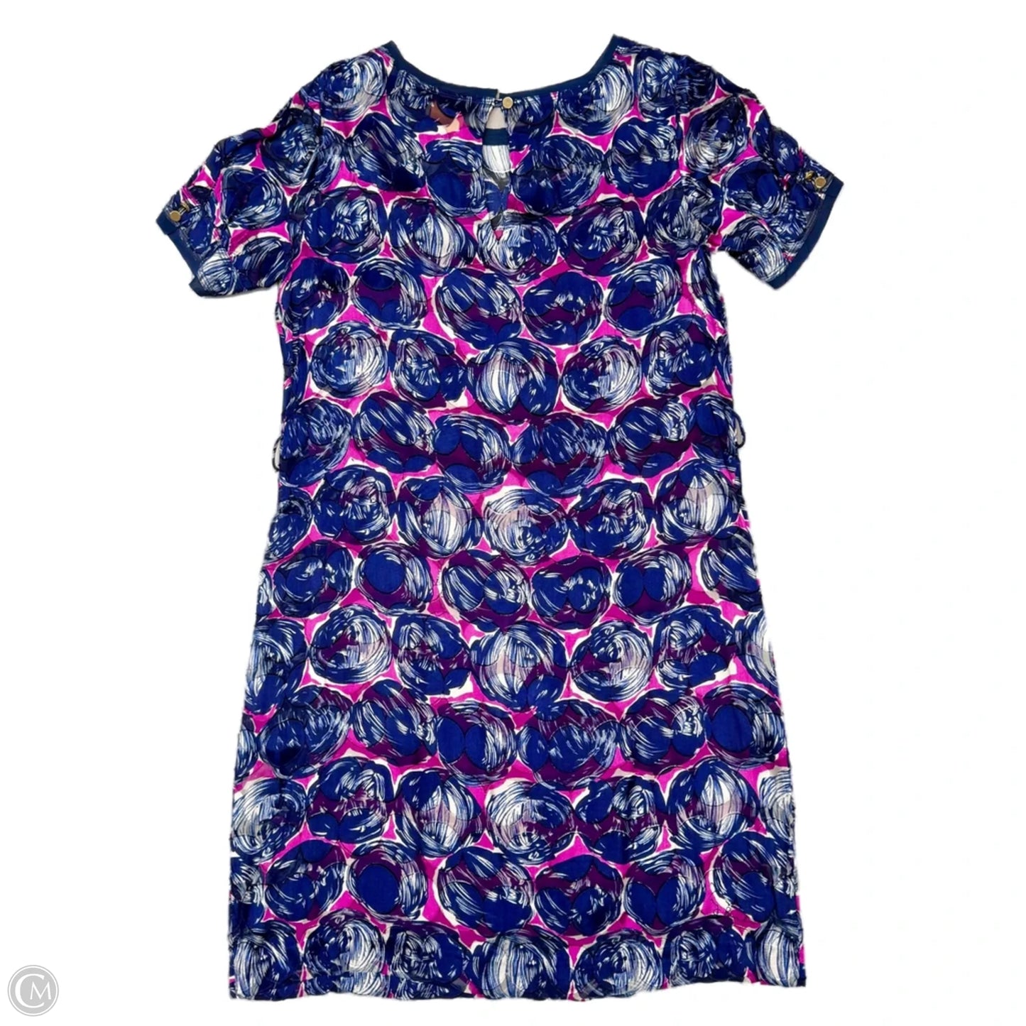 Dress Designer By Tory Burch In Blue & Purple, Size: L