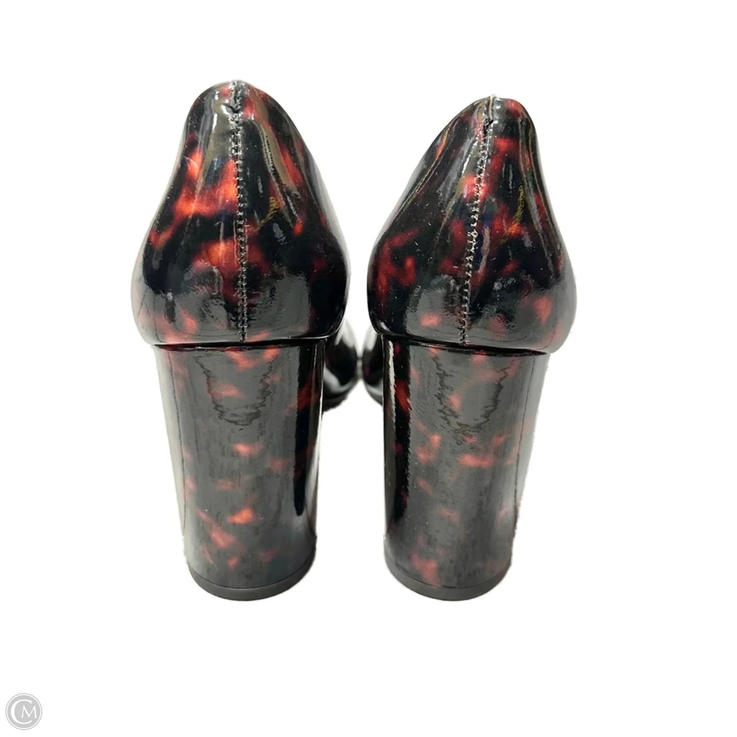 Shoes Heels Block By Vince Camuto In Tortoise Shell Print, Size: 7.5