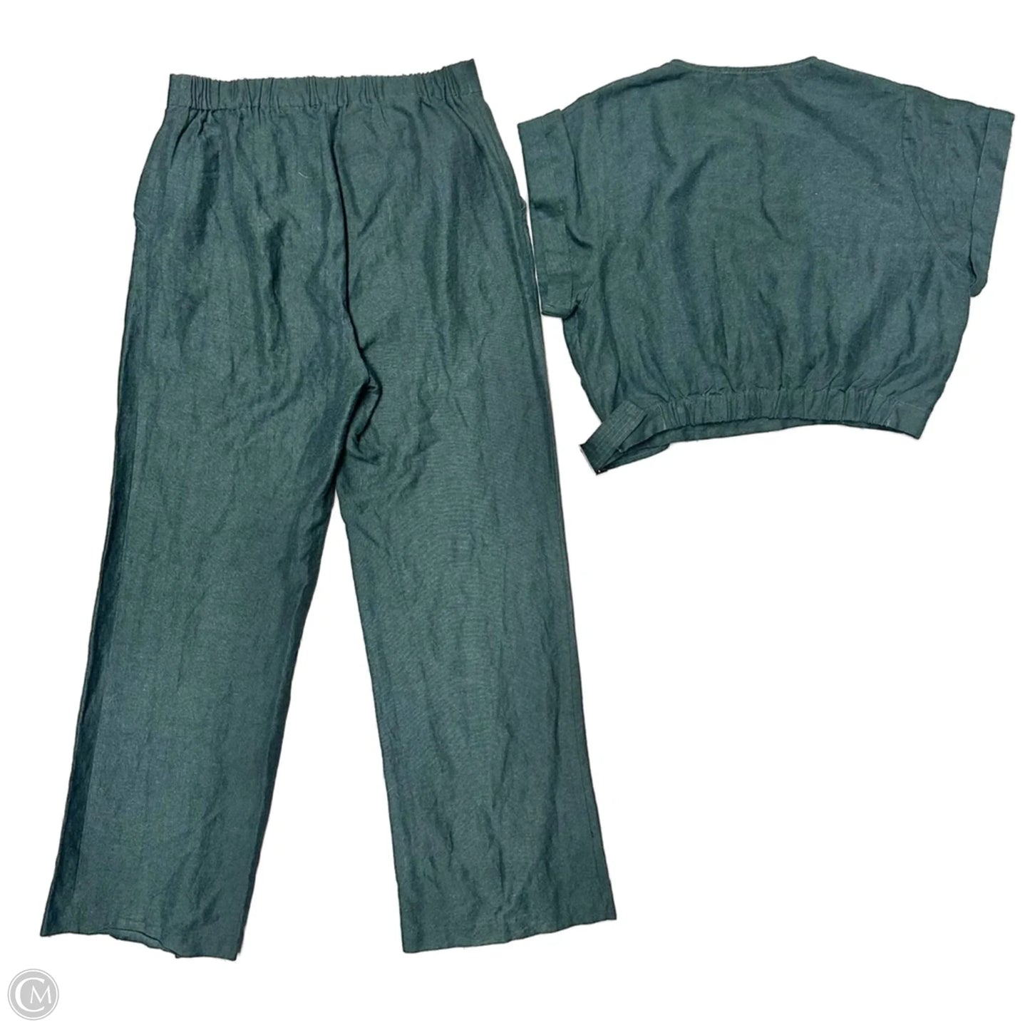 Pants Set 2pc By Moon River In Green, Size: M