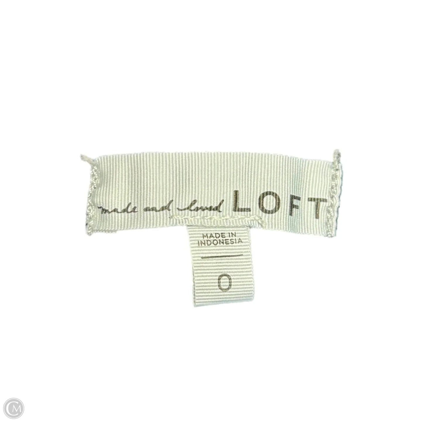 Skirt Midi By Loft In Black Denim, Size: 0