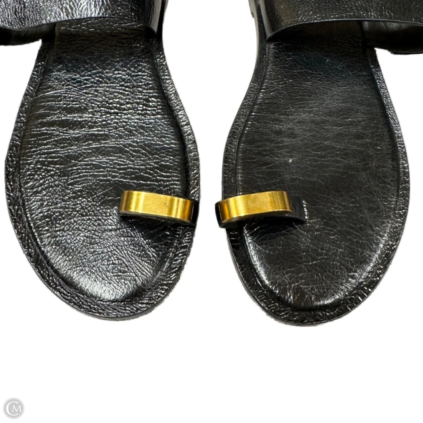 Sandals Flats By Free People In Black & Gold, Size: 9