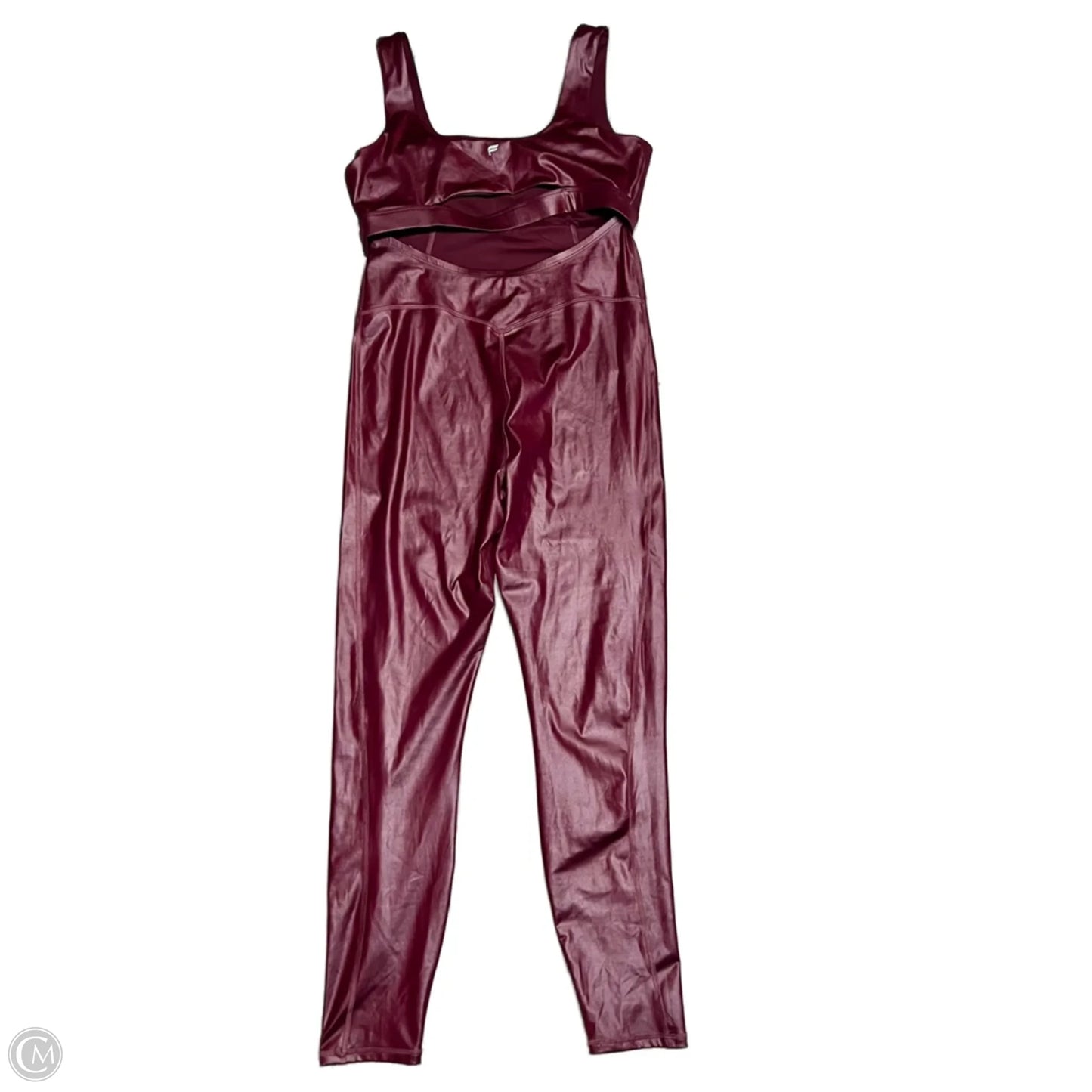 Jumpsuit By Fabletics In Maroon, Size: Xl