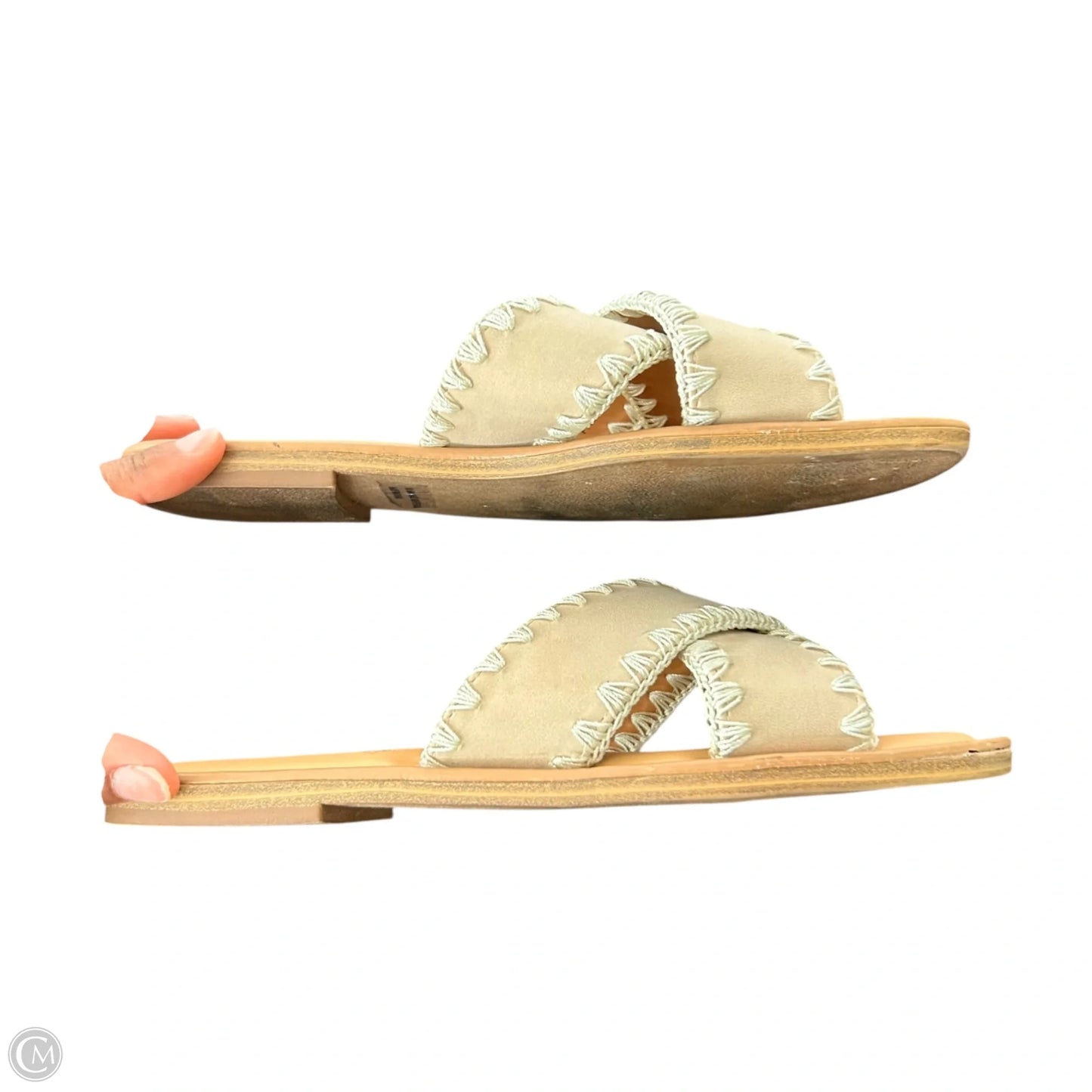 Sandals Flats By Dolce Vita In Tan, Size: 7.5