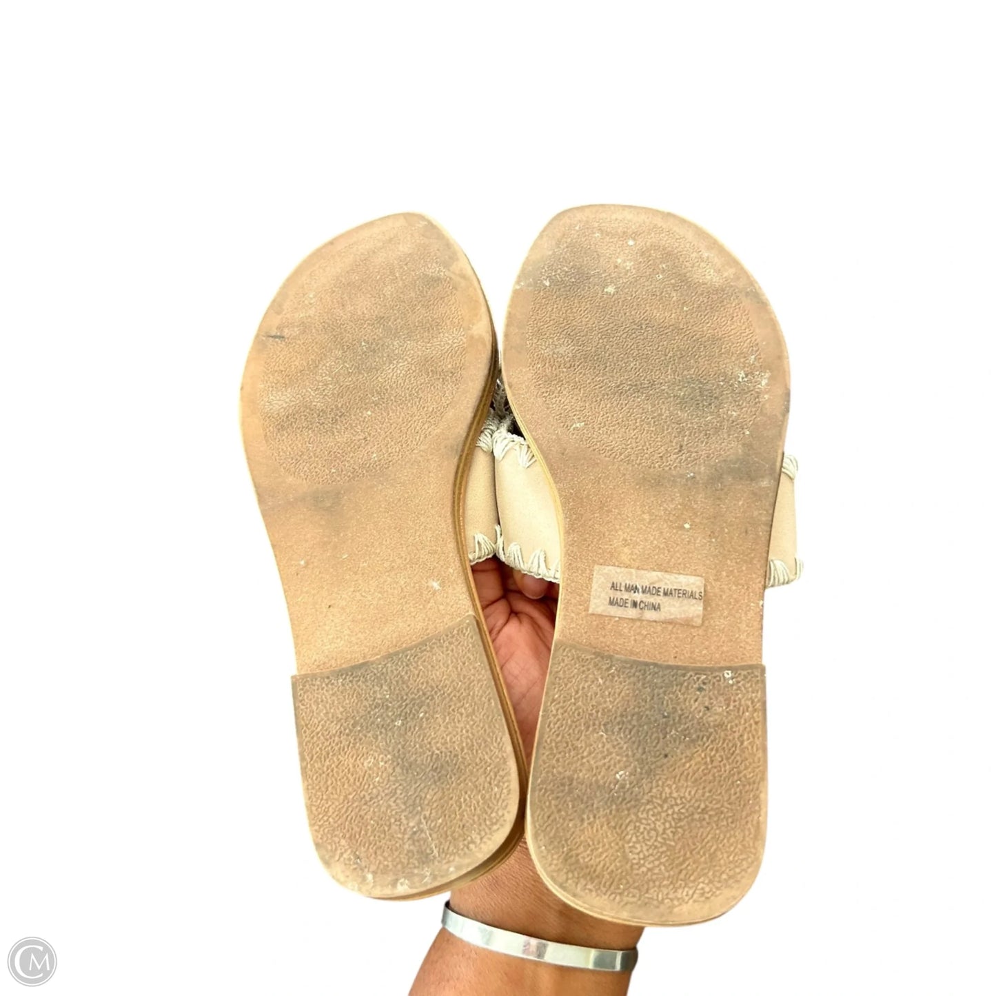 Sandals Flats By Dolce Vita In Tan, Size: 7.5