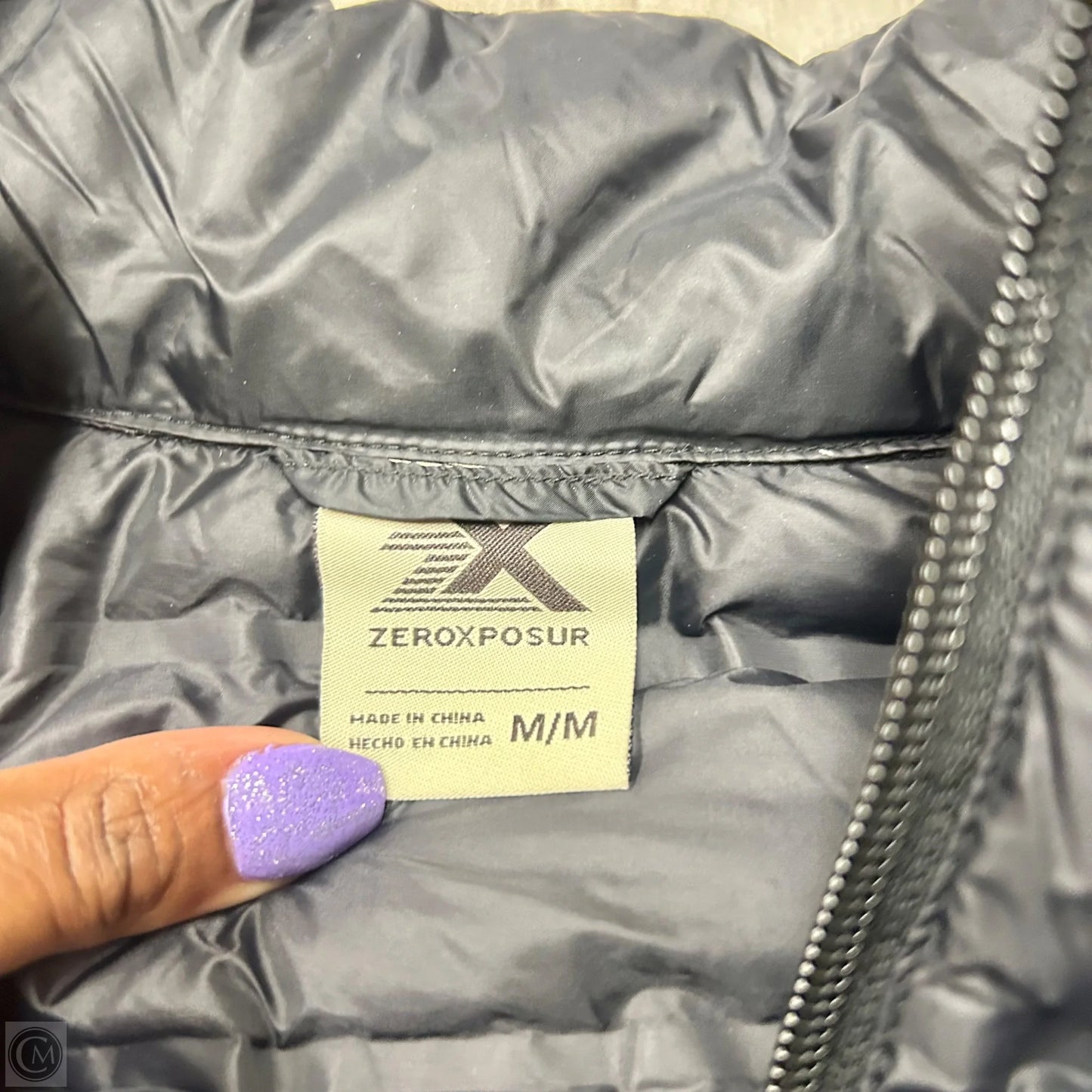 Vest Puffer & Quilted By Zeroxposure In Black, Size: M