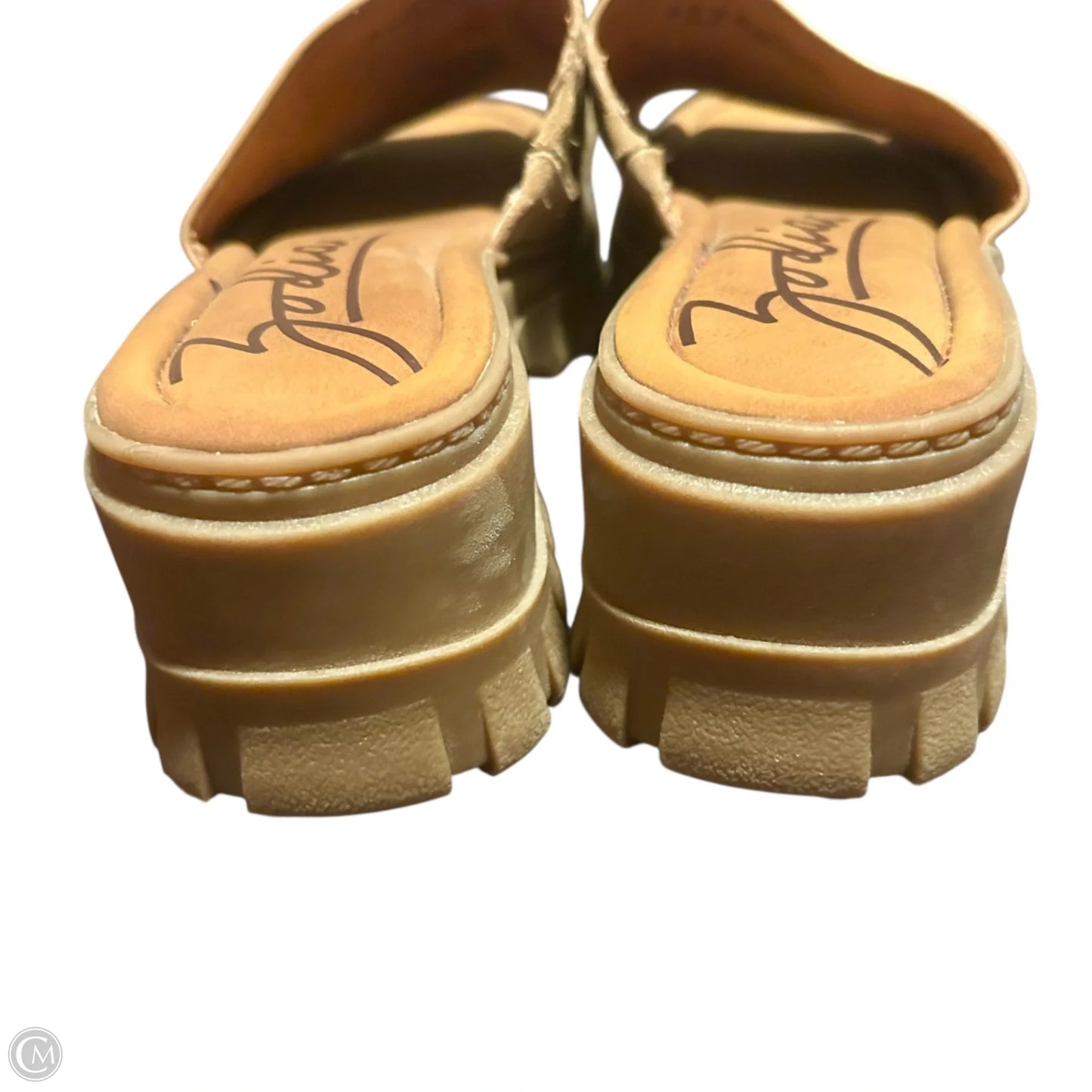 Sandals Heels Platform By Zodiac In Tan, Size: 9