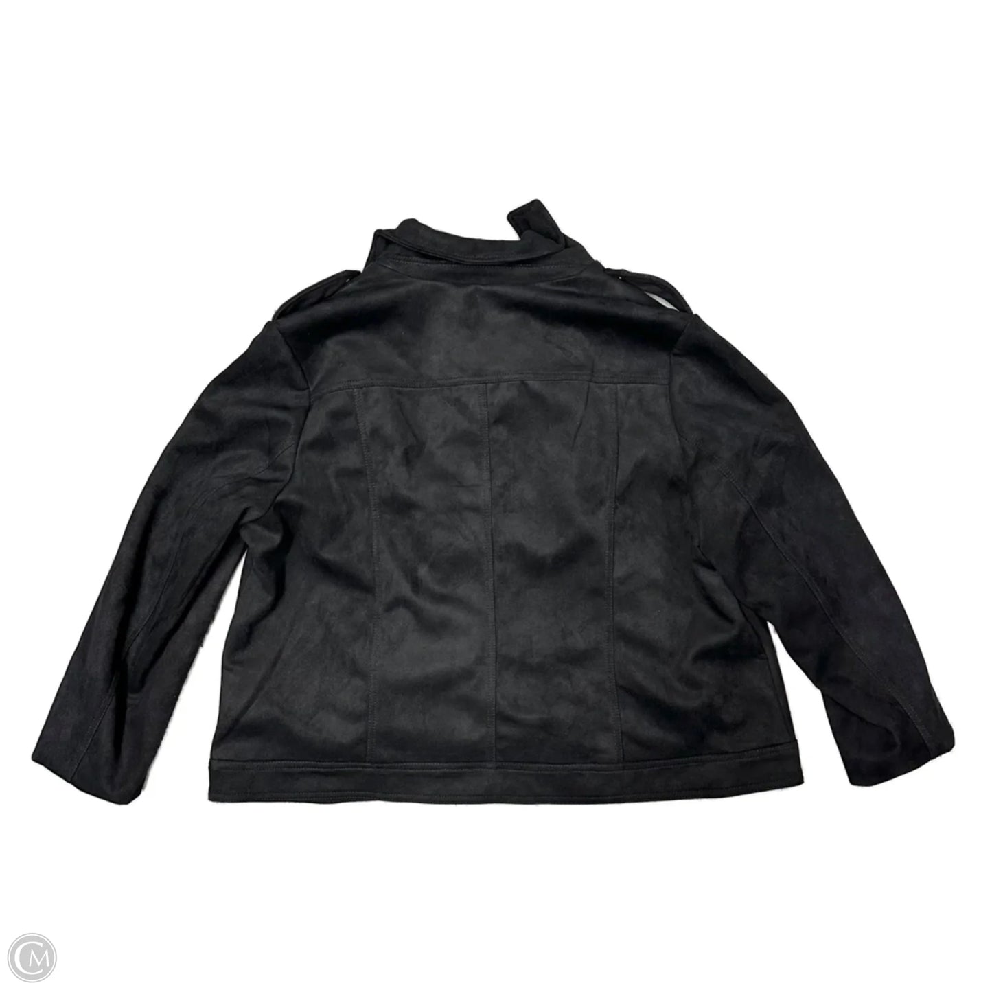 Jacket Moto By Philosophy In Black, Size: 2x