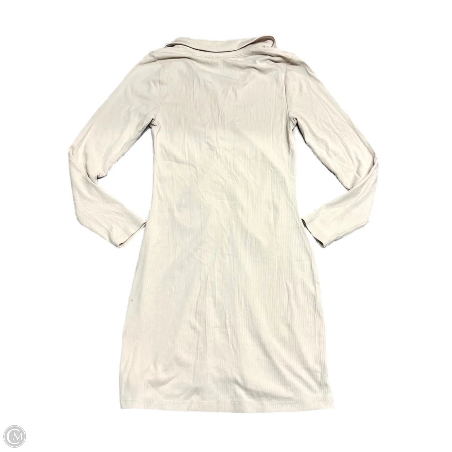 Dress Casual Midi By Abercrombie And Fitch In Beige, Size: Sp