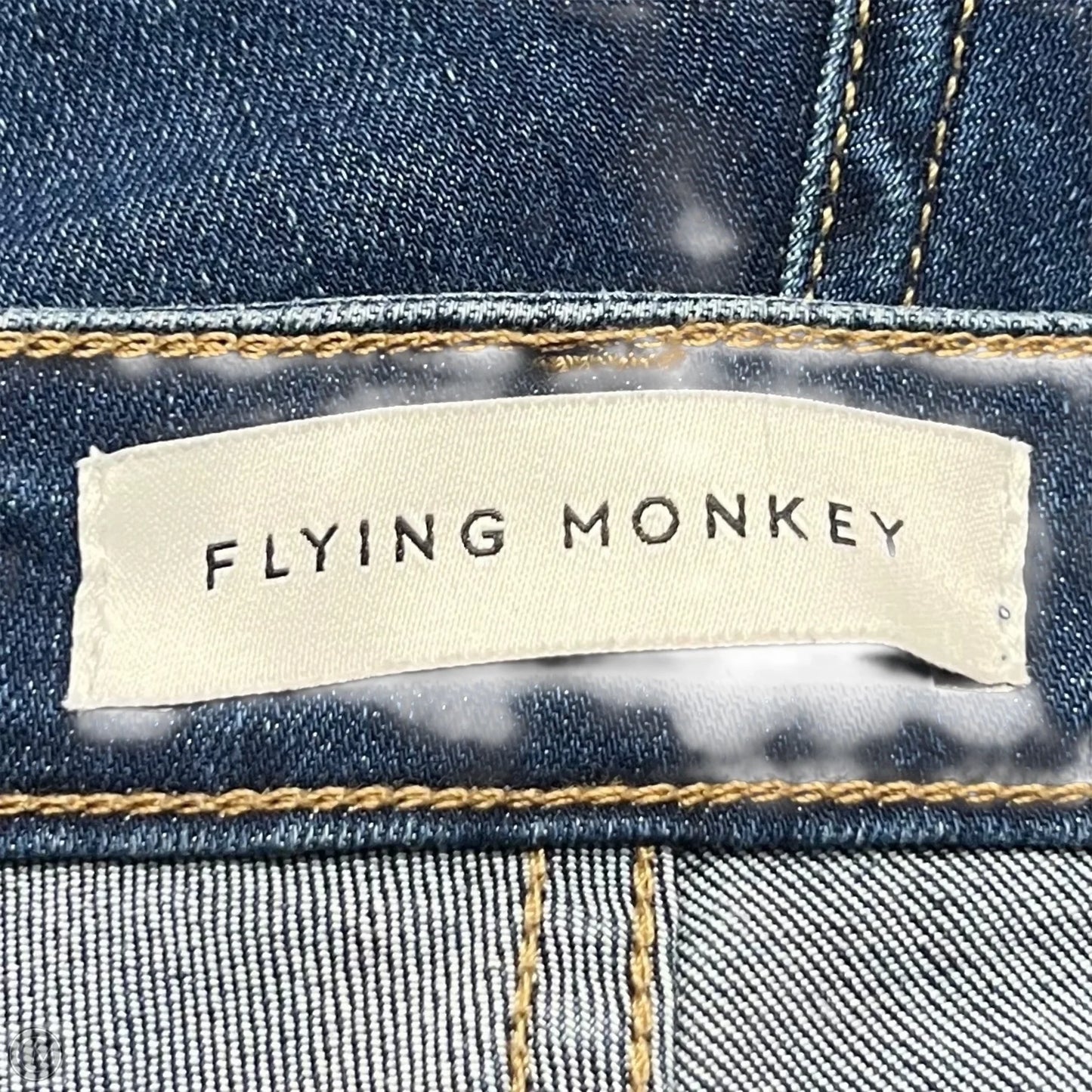 Jeans Skinny By Flying Monkey In Blue Denim, Size: 8