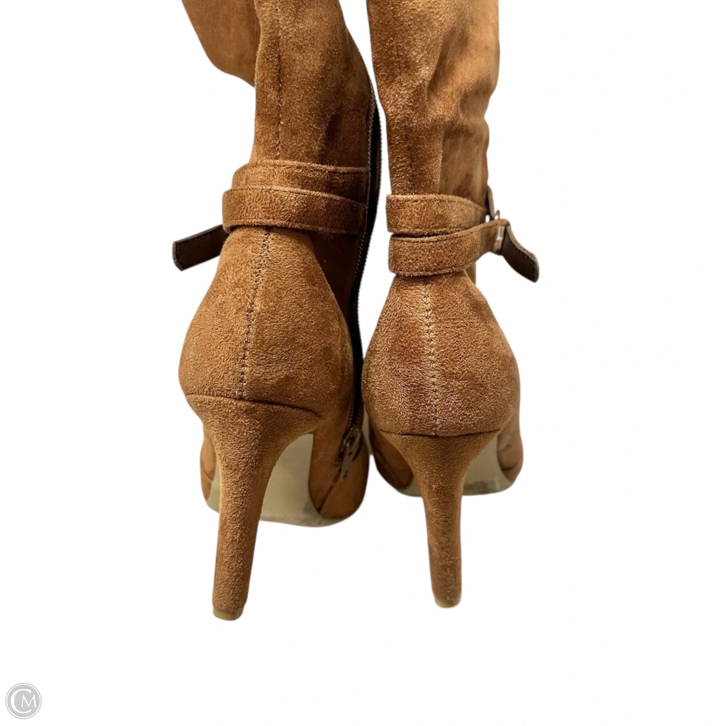 Boots Knee Heels By Rialto In Brown, Size: 7.5