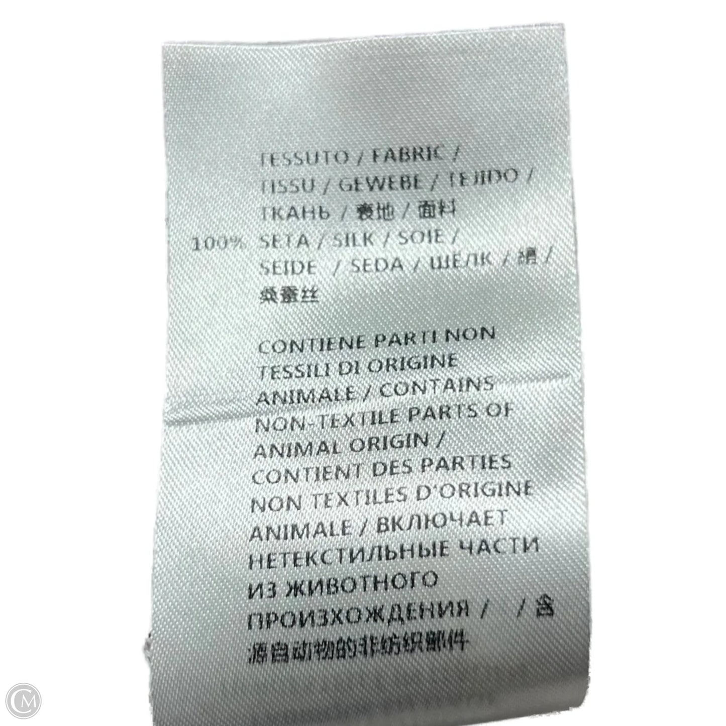 Blouse Luxury Designer By Gucci In Pink & Red, Size: M