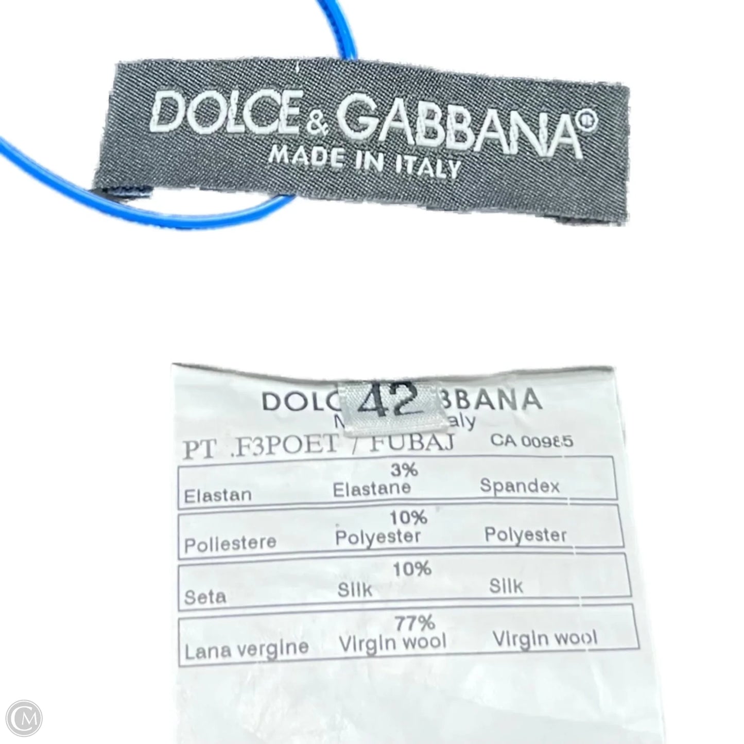 Pants Luxury Designer By Dolce And Gabbana In Black, Size: 6