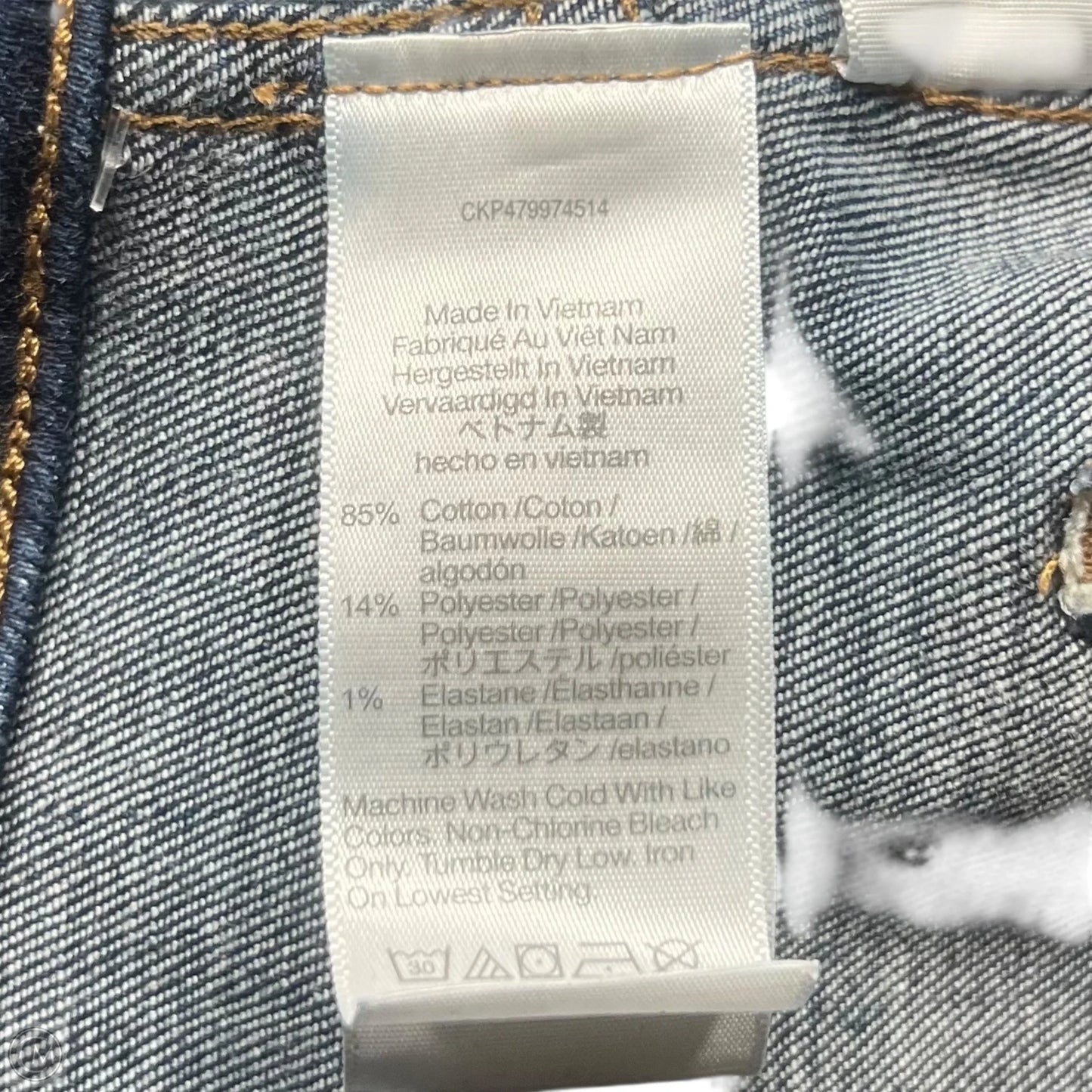 Jeans Skinny By Madewell In Blue Denim, Size: 2
