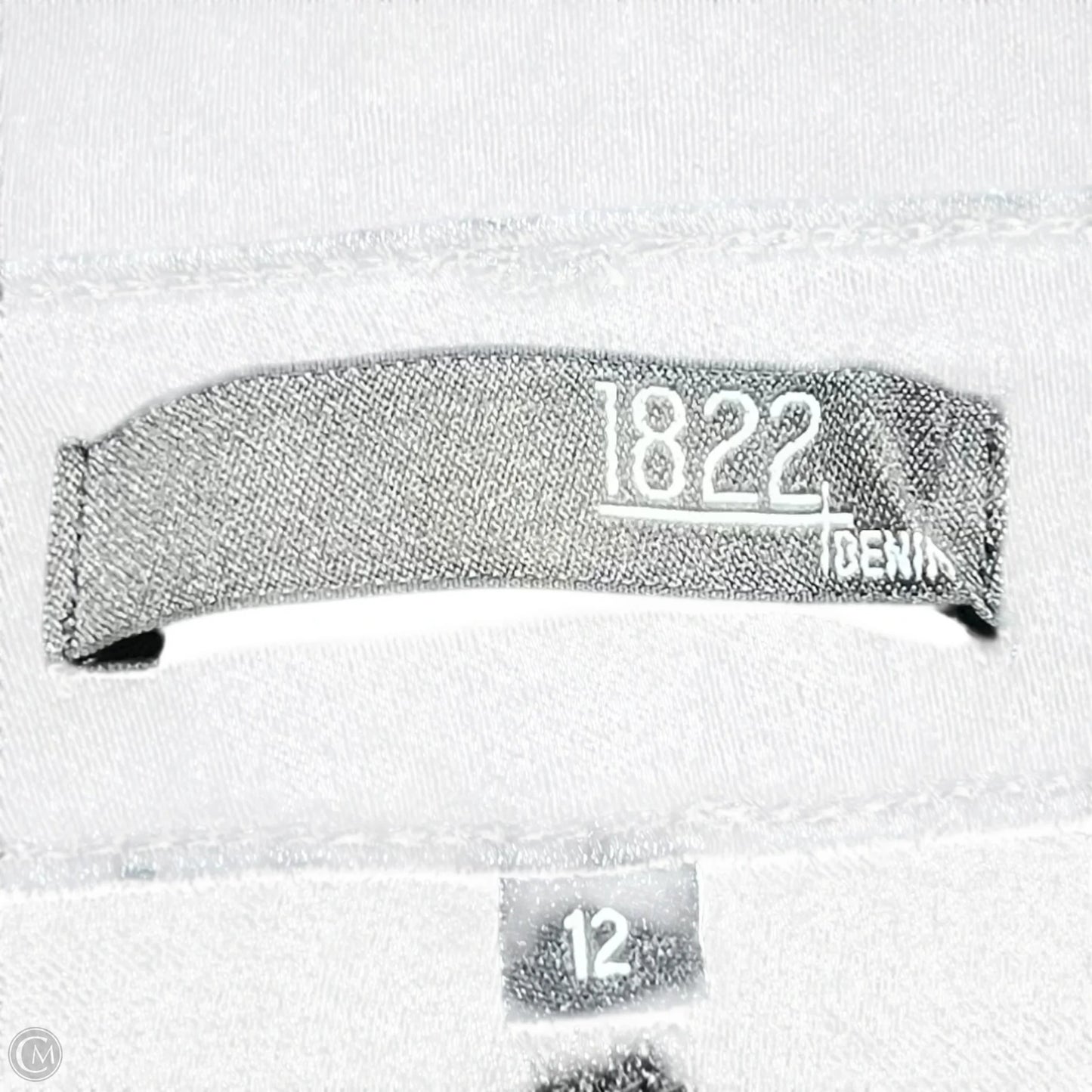 Jeans Flared By 1822 Denim In Black Denim, Size: 12