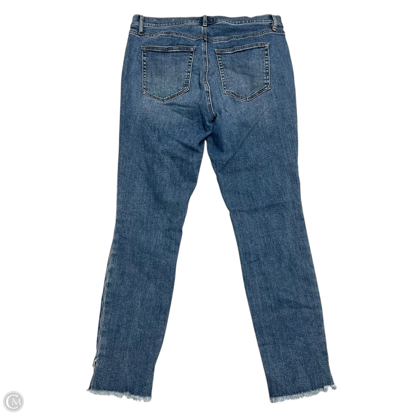 Jeans Skinny By Loft In Blue Denim, Size: 10