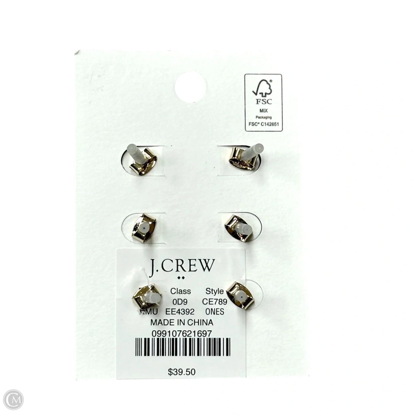 Earrings Stud By J. Crew, Size: 03 Piece Set