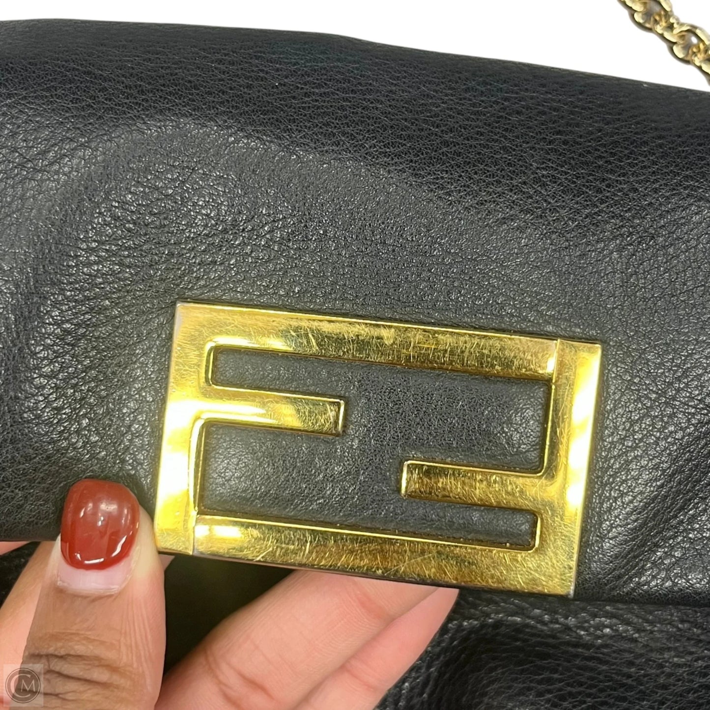 Crossbody Luxury Designer By Fendi, Size: Small