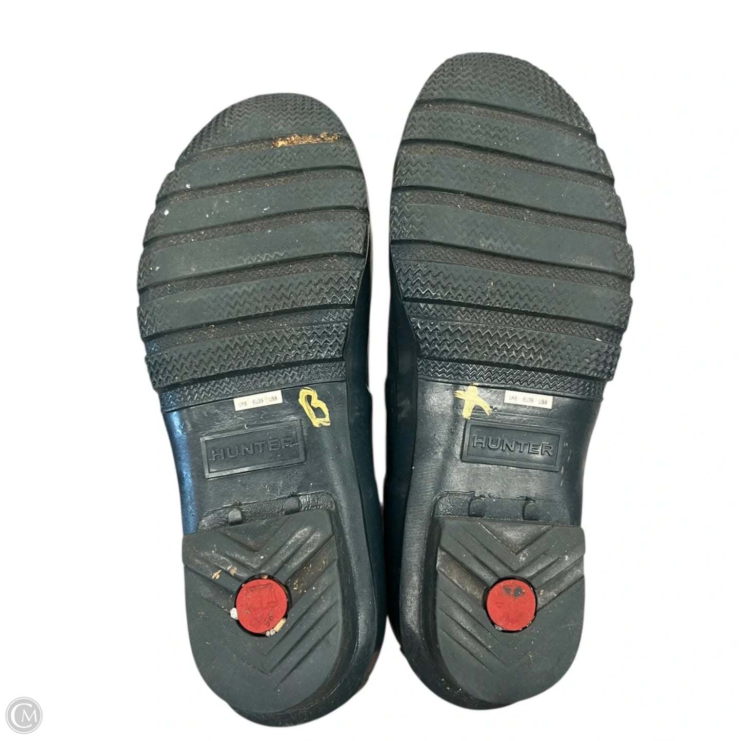 Boots Rain By Hunter In Teal, Size: 8