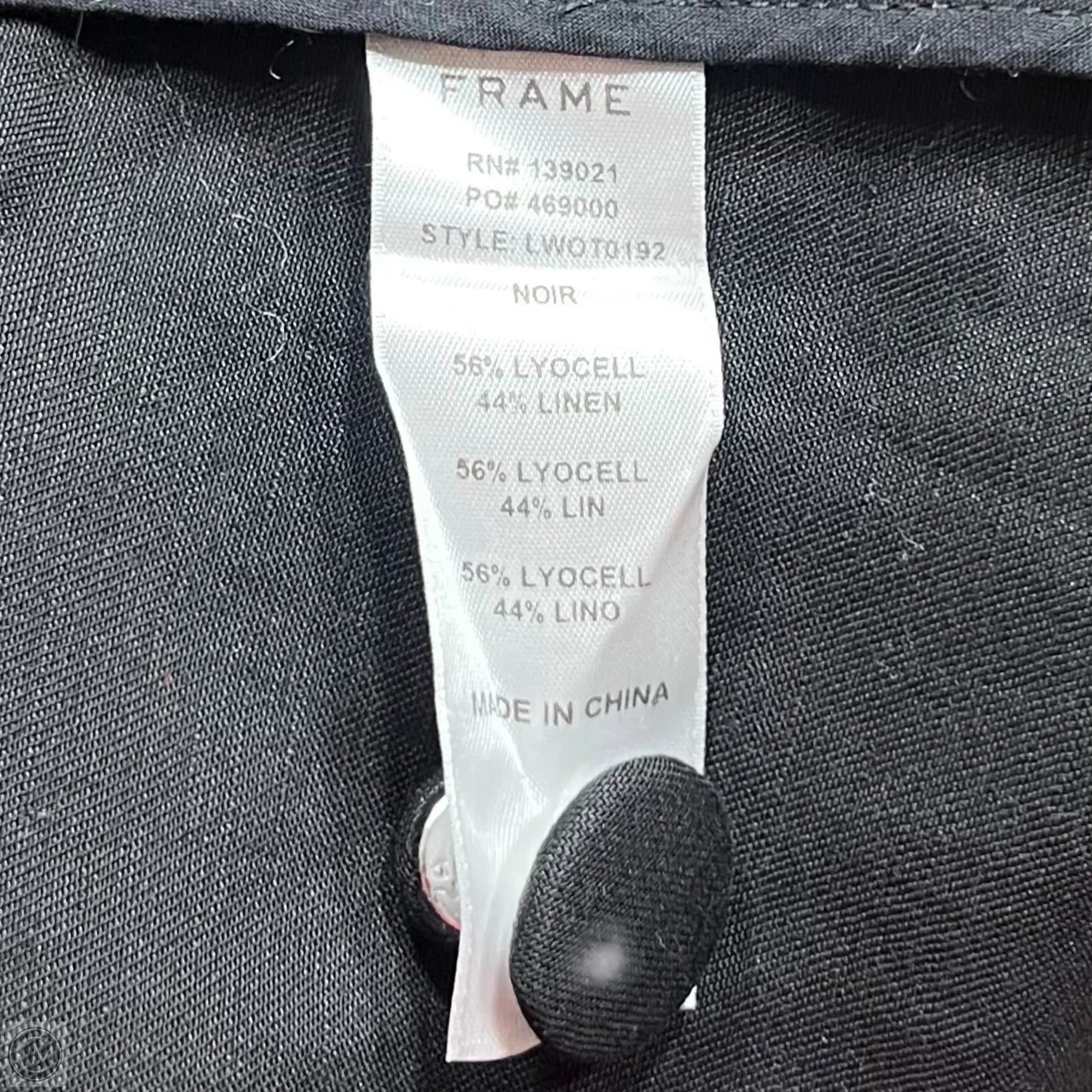 Blazer By Frame In Black, Size: 2