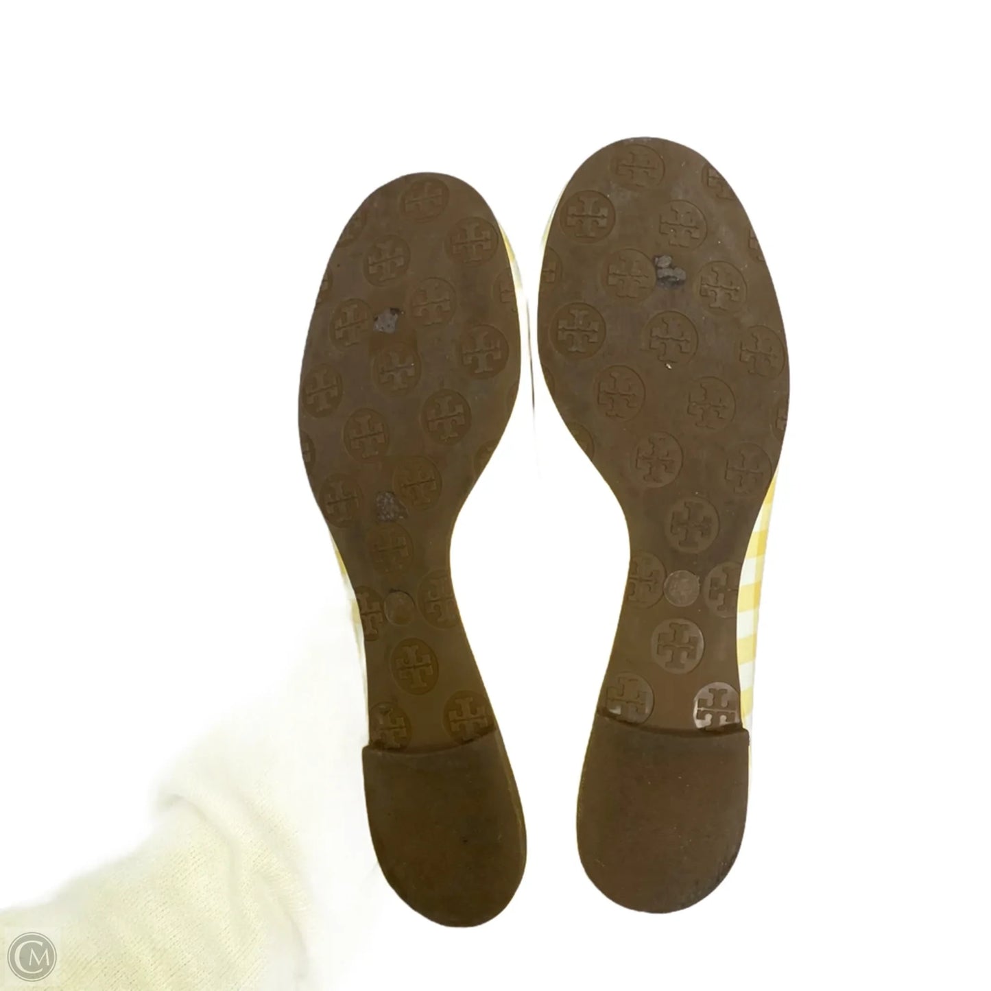 Shoes Designer By Tory Burch In Yellow, Size: 10