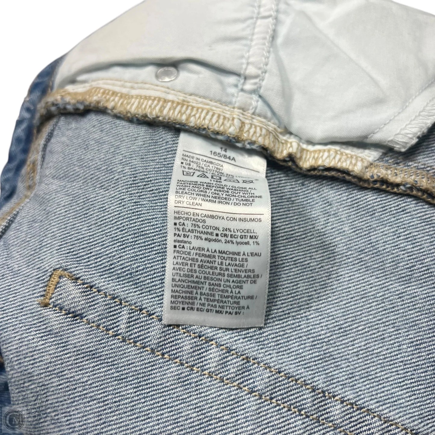 Jeans Wide Leg By Old Navy In Blue Denim, Size: 14