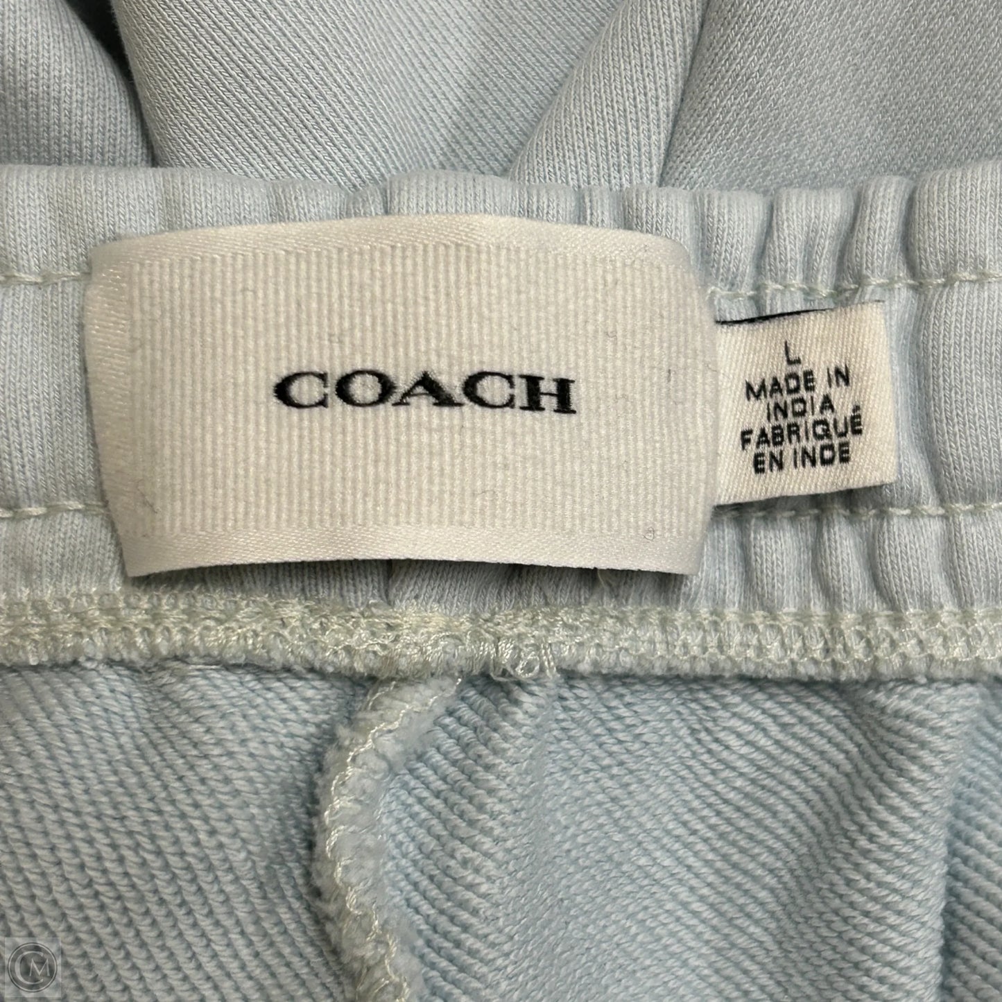 Shorts Designer By Coach In Blue, Size: L