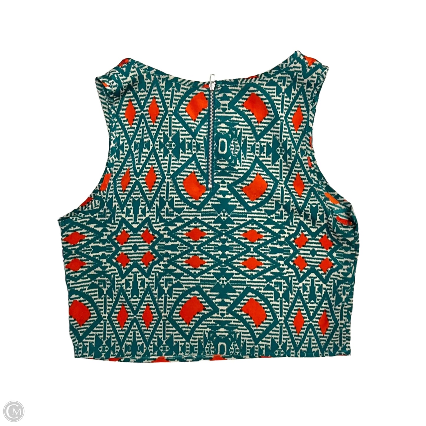 Top Sleeveless By Tobi In Teal, Size: S